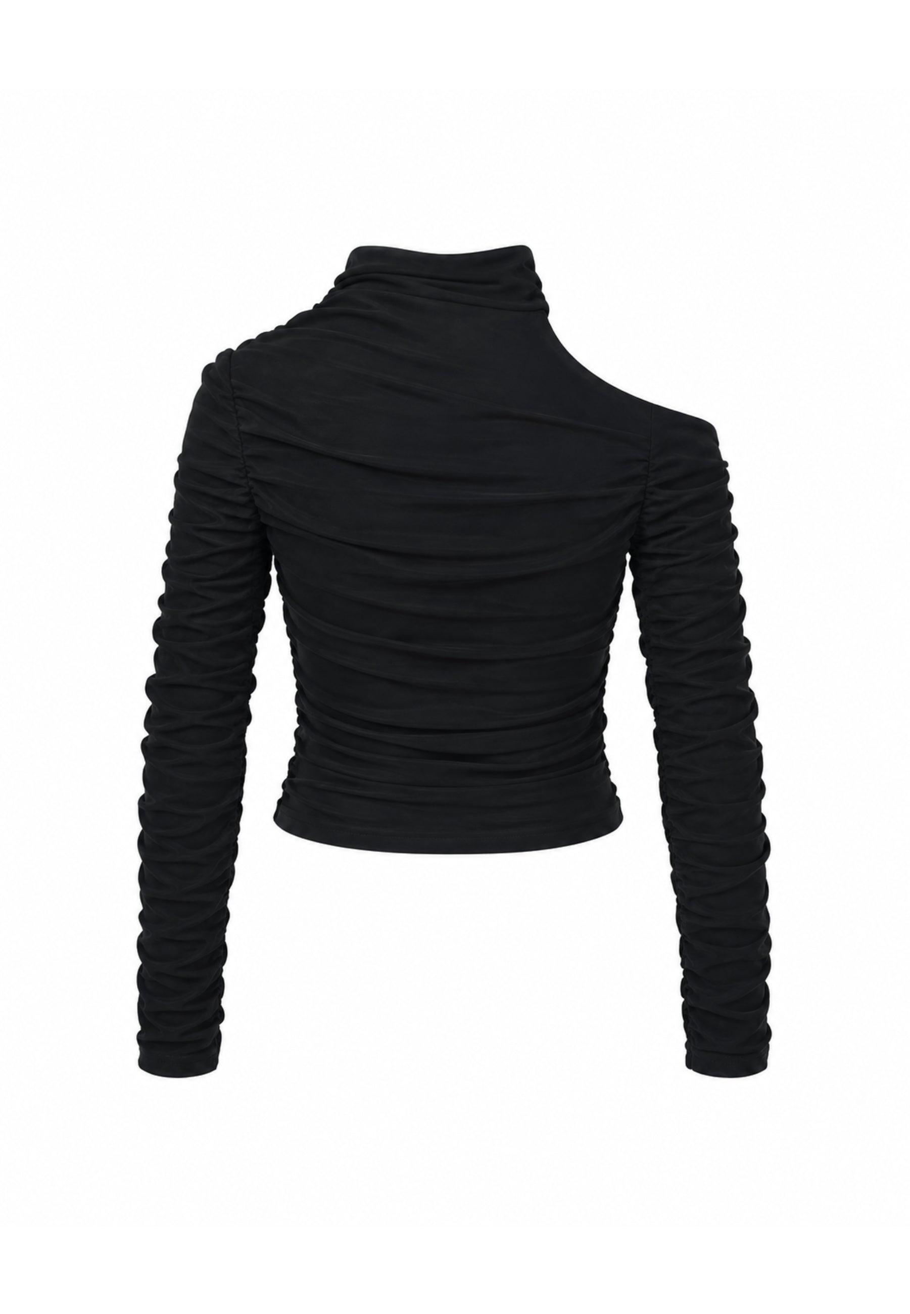 MARC ELLIS MAGLIA NERA CON ARRICCIO E SPALLA SCOPERTA Bambine e ragazze JMJTS03886.NE_