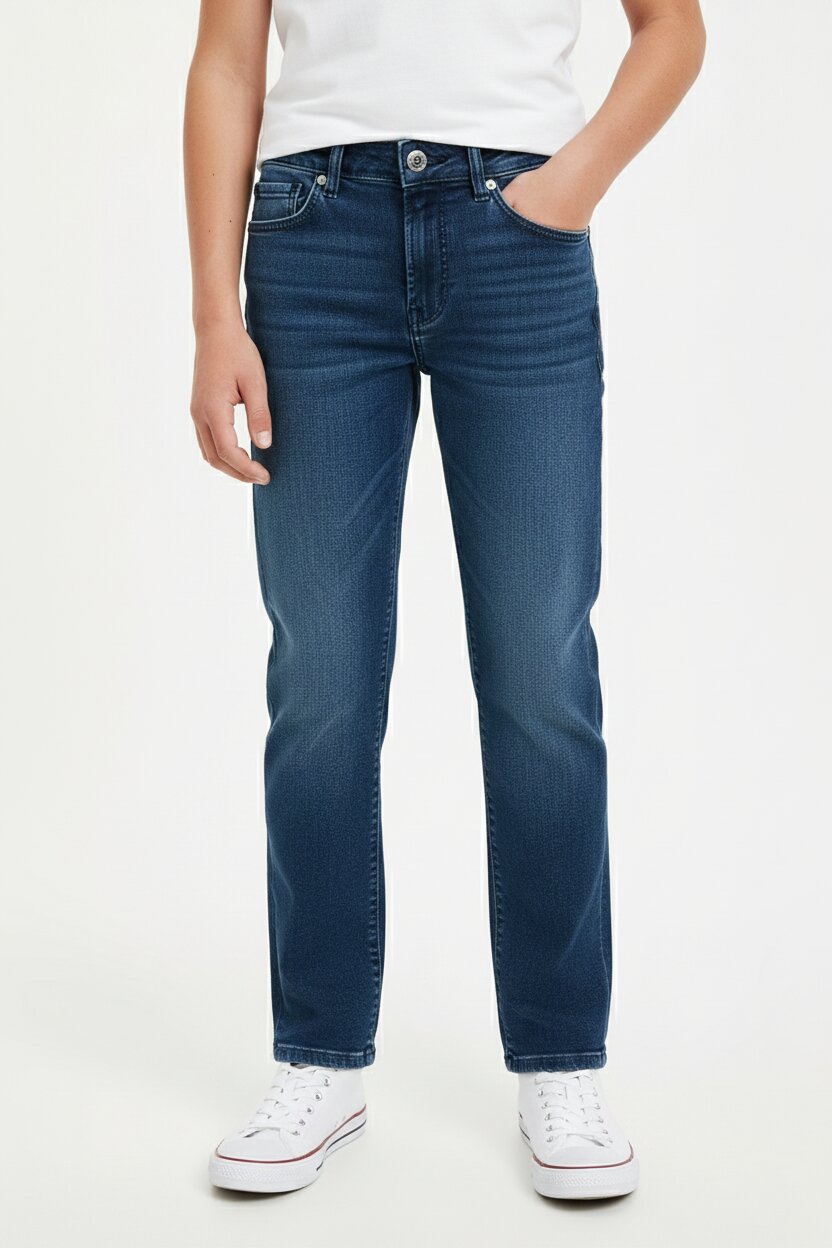 Tommy Hilfiger Jeans Blu Denim Ragazzo Vita Regolabile Quotidiano PE26