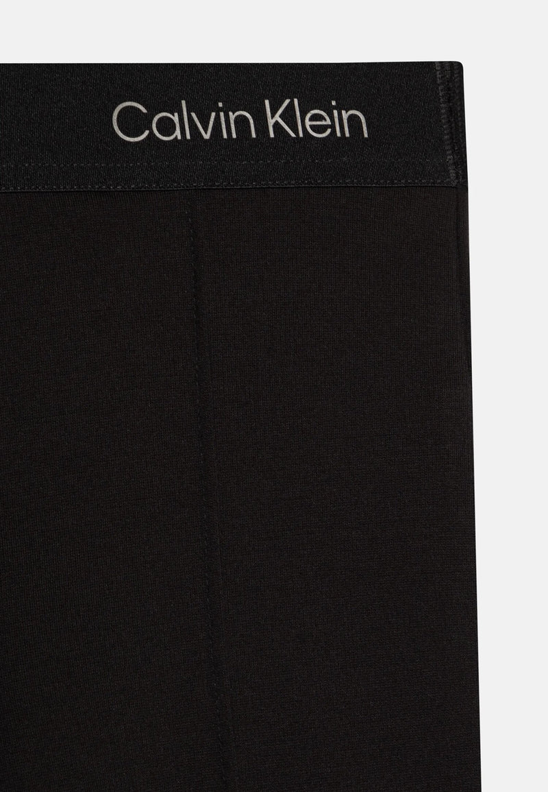 Calvin Klein Girls Black Flared Pants - Iconic Style - BLACK | CammarataMode