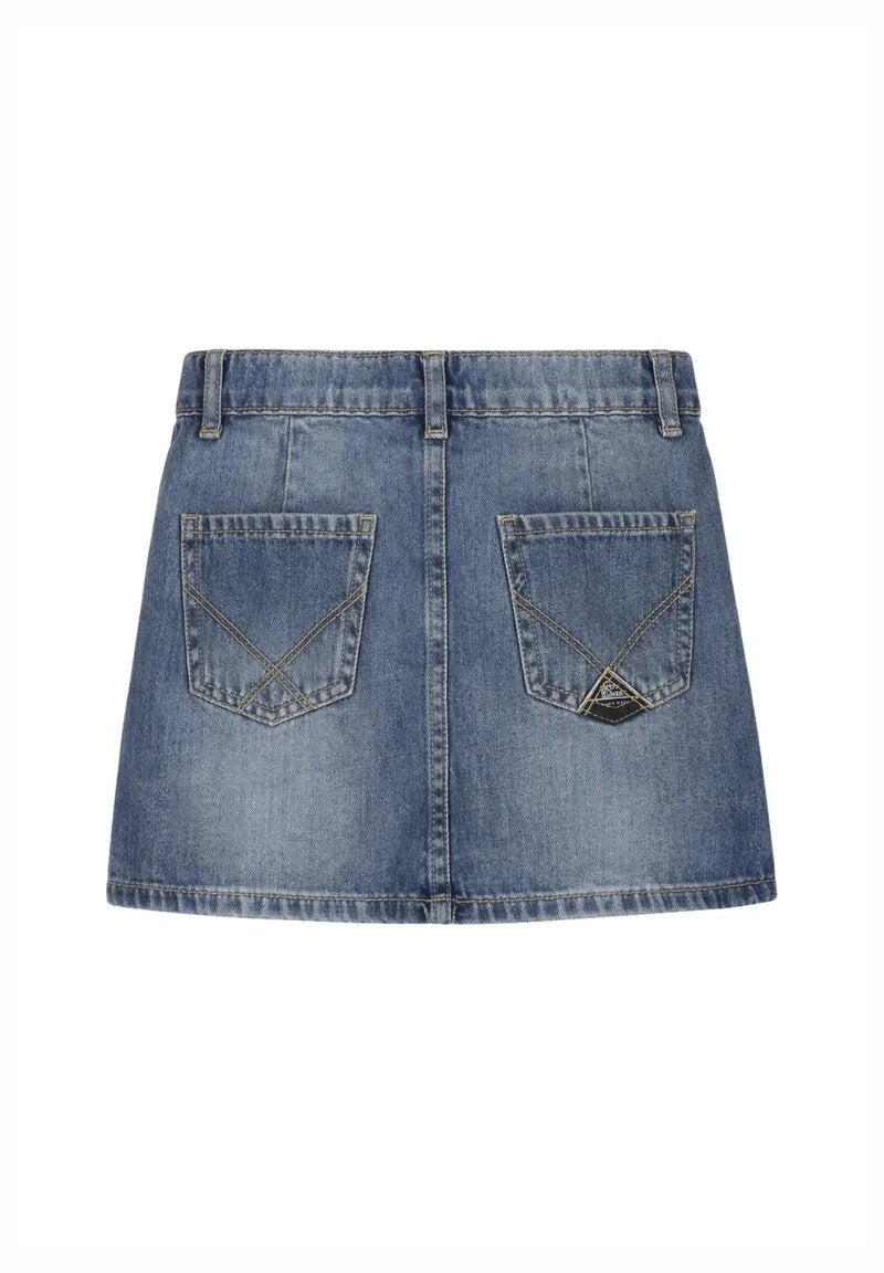 Roy Roger's Gonna Jeans Bambina Tasche Laterali RG198_