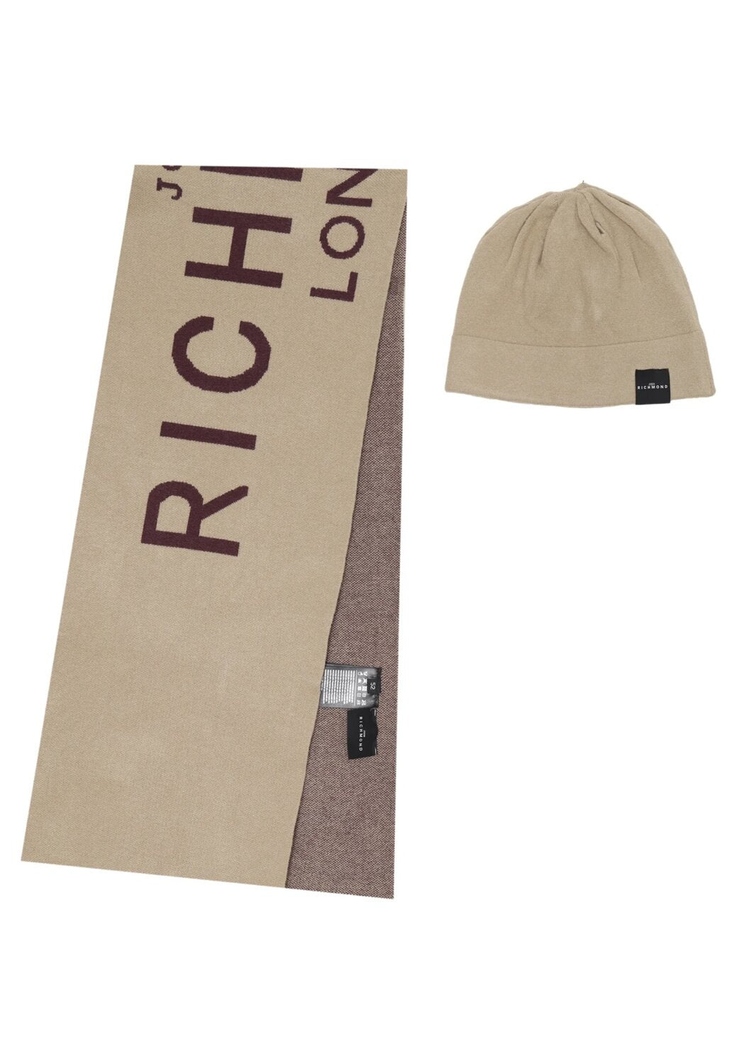 JOHN RICHMOND – Set Sciarpa e Cappello da Bambino - beige