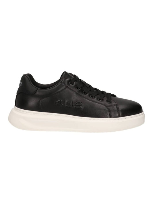 Cesare Paciotti scarpe nere uomo logo sul lato