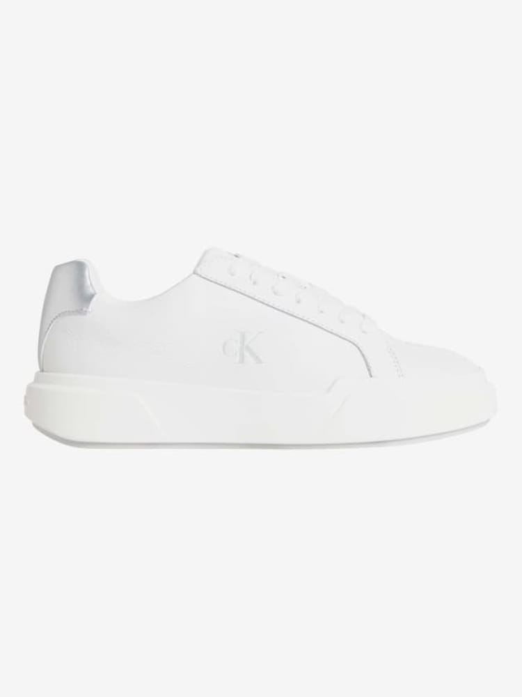 Calvin Klein scarpe bianche donna con logo