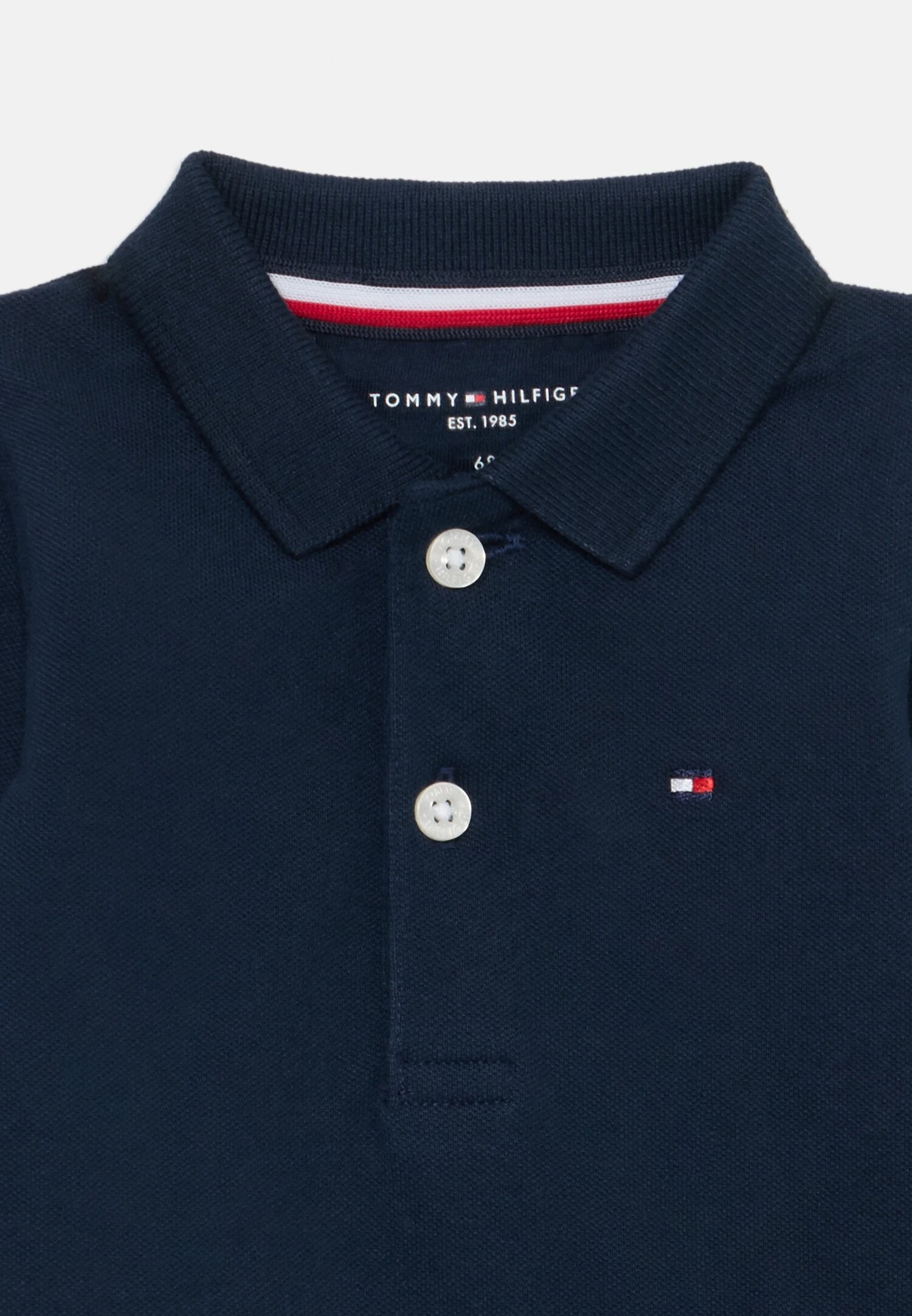 Tommy Hilfiger Polo Body Blu Neonato In Cotone Piquè Quotidiano PE26