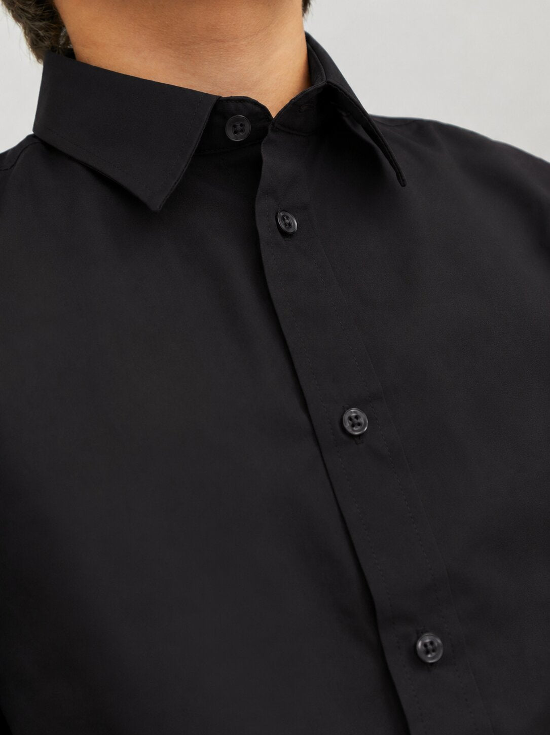 Jack & Jones Camicia Nera Con Bottoni Bambino 12223343_