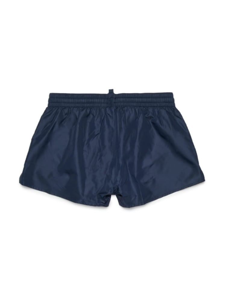 Dsquared costume da bagno kids/junior blu navy con logo Bambino