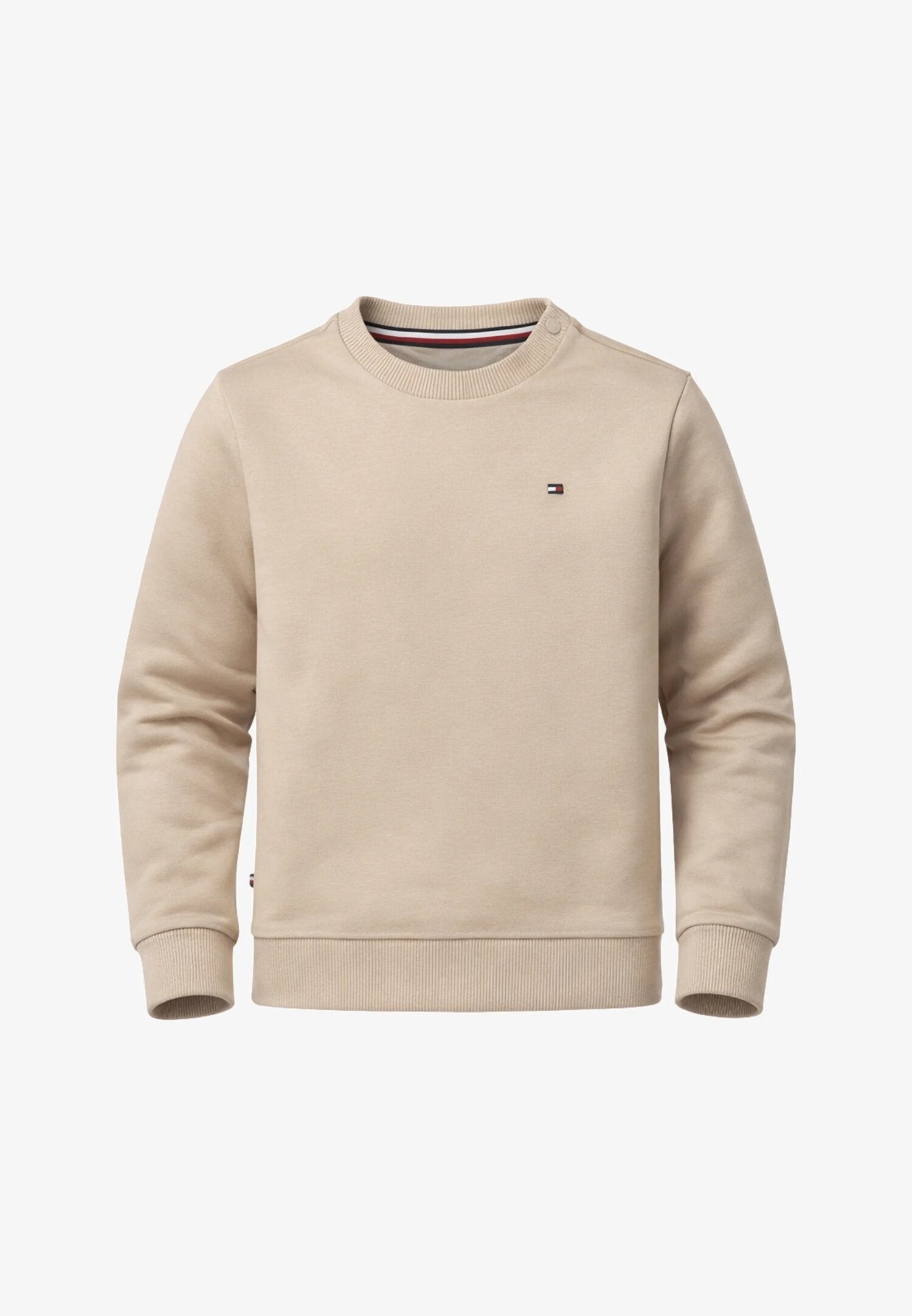 Tommy Hilfiger Felpa Sabbia a Girocollo Primaverile Neonato KN0KN02204ABYB_