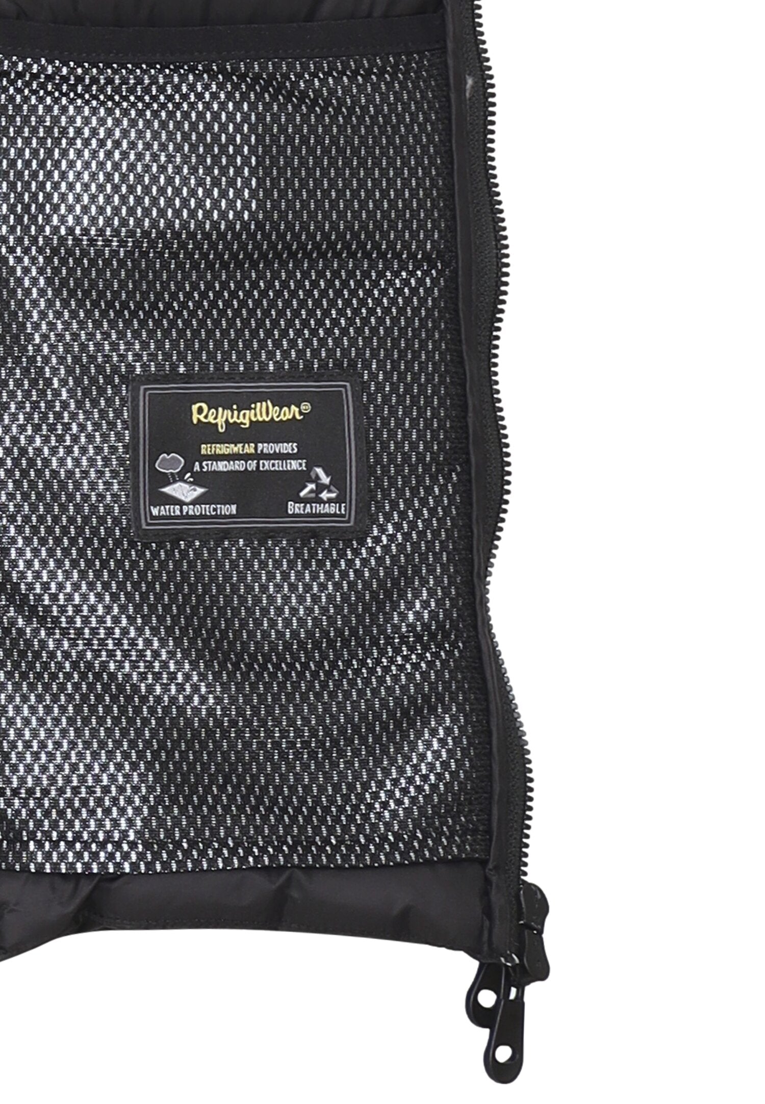 Refrigiwear Giubbotto Nero Bambina In Nylon Con Pelliccia Invernale AI25