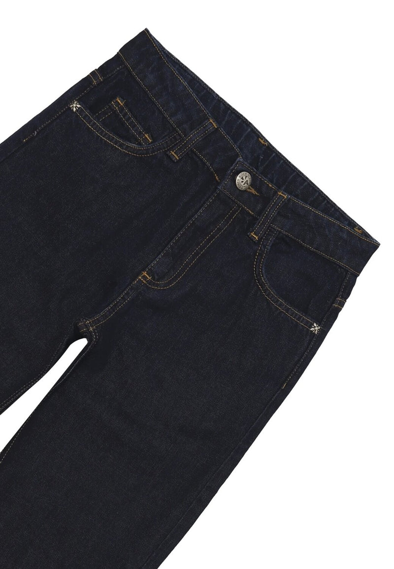 John Richmond Jeans Bambino a Sigaretta – Denim Blu con Logo RICH - DENIM SCURO | CammarataMode