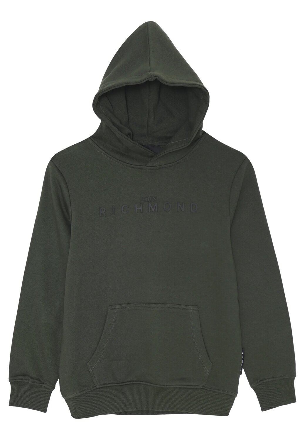 John Richmond tuta bambino verde cotone inverno con cappuccio