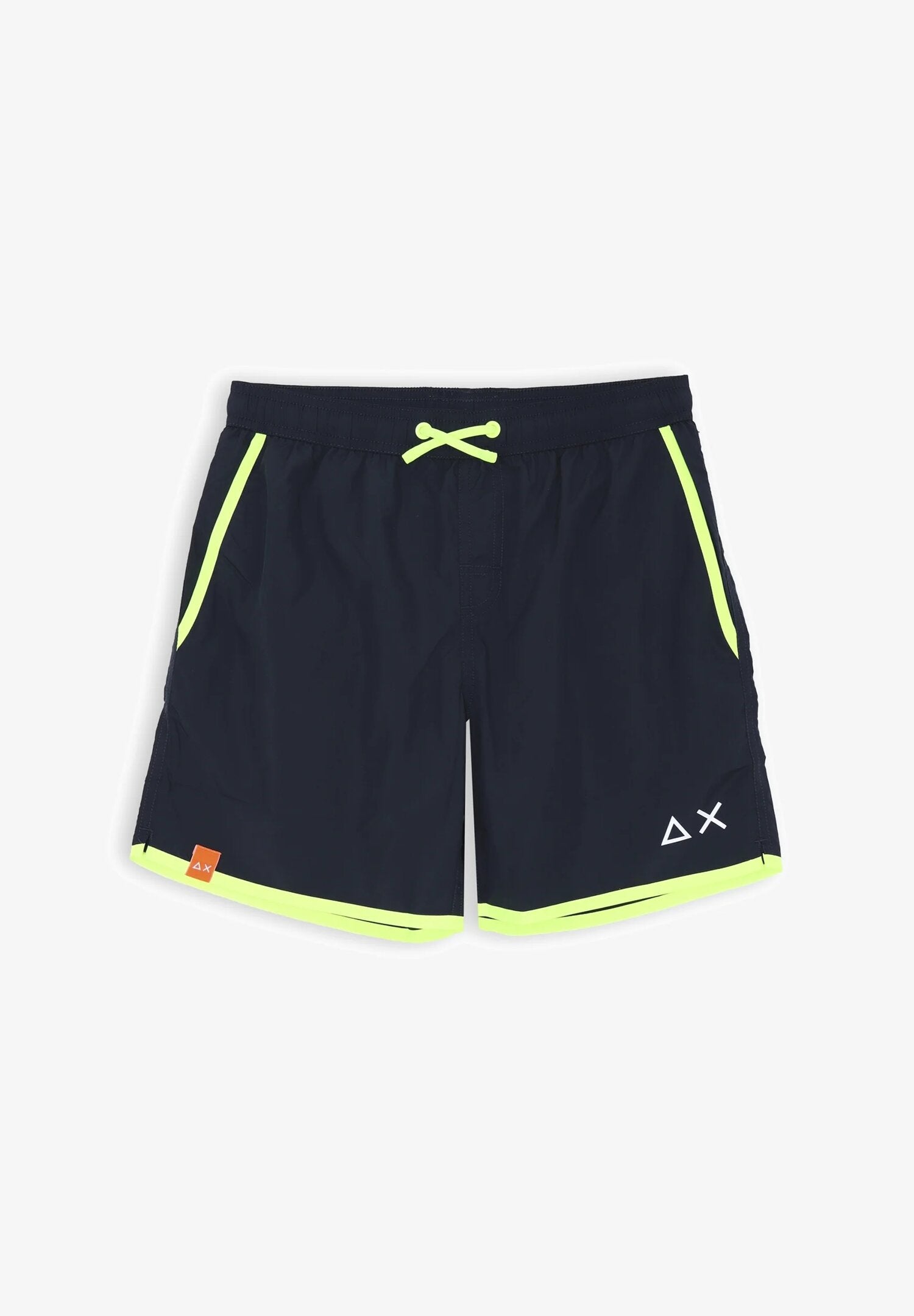 Sun68 costume blu con dettagli lime fluo e logo laterale AX | CammarataMode
