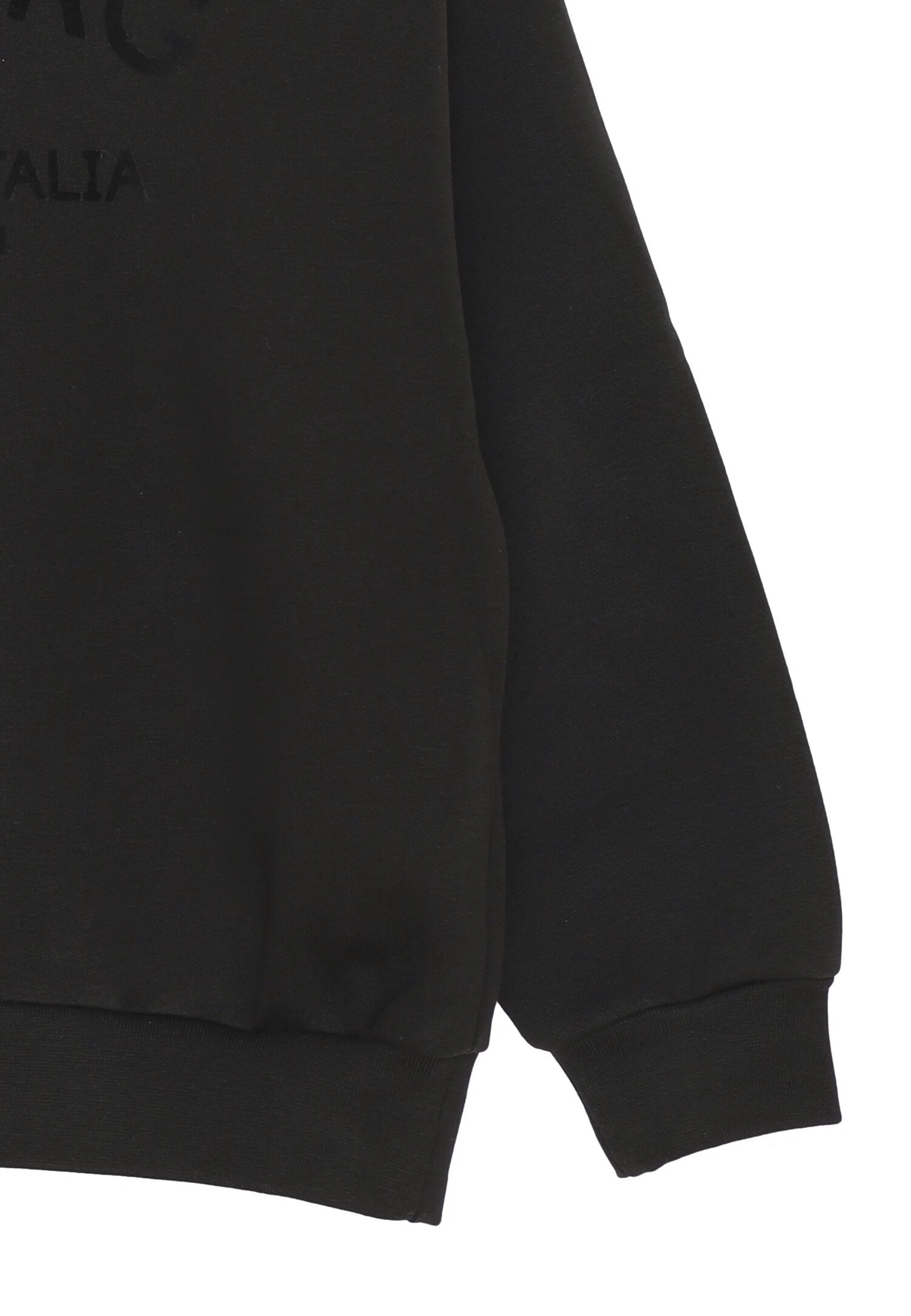 Iceberg Felpa Nera Bambino In Cotone Girocollo | Stile Sportivo AI25 | CammarataMode