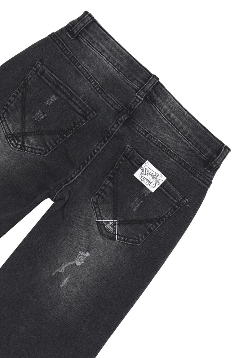 Roy Rogers Jeans a Sigaretta bambina – Black Denim Cotone Stretch
