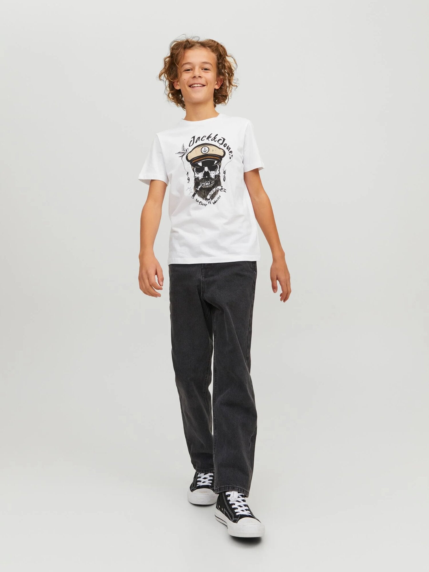 Jack & Jones Jeans Neri Fit Rilassato Bambino 12217782_