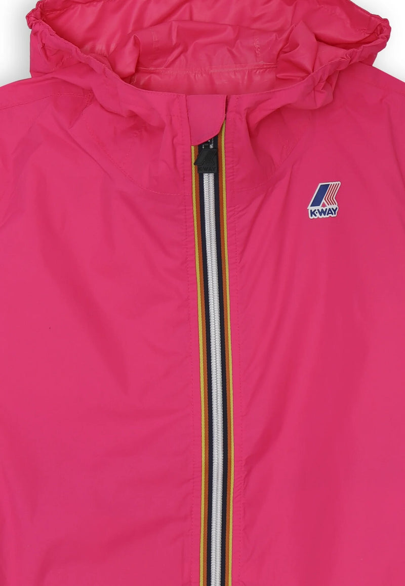 K-Way Fuchsia Waterproof Jacket For Girls With Hood Spring 2025 - CYCLAMEN | CammarataMode