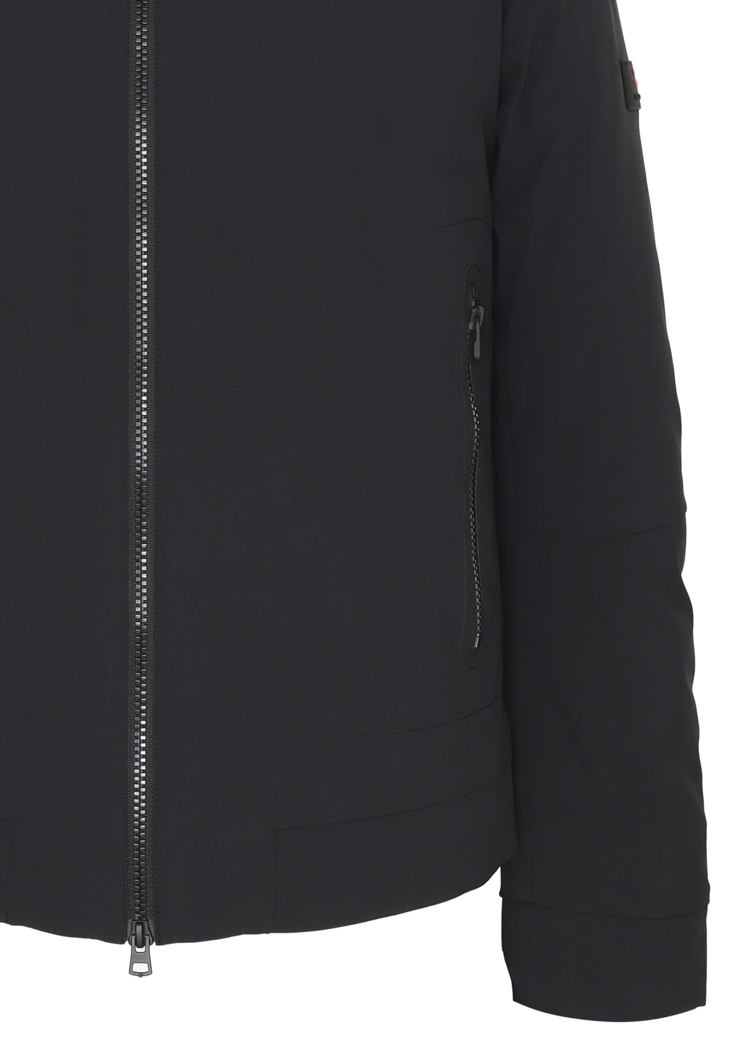 Peuterey giacca mezza stagione bambino nera con cappuccio