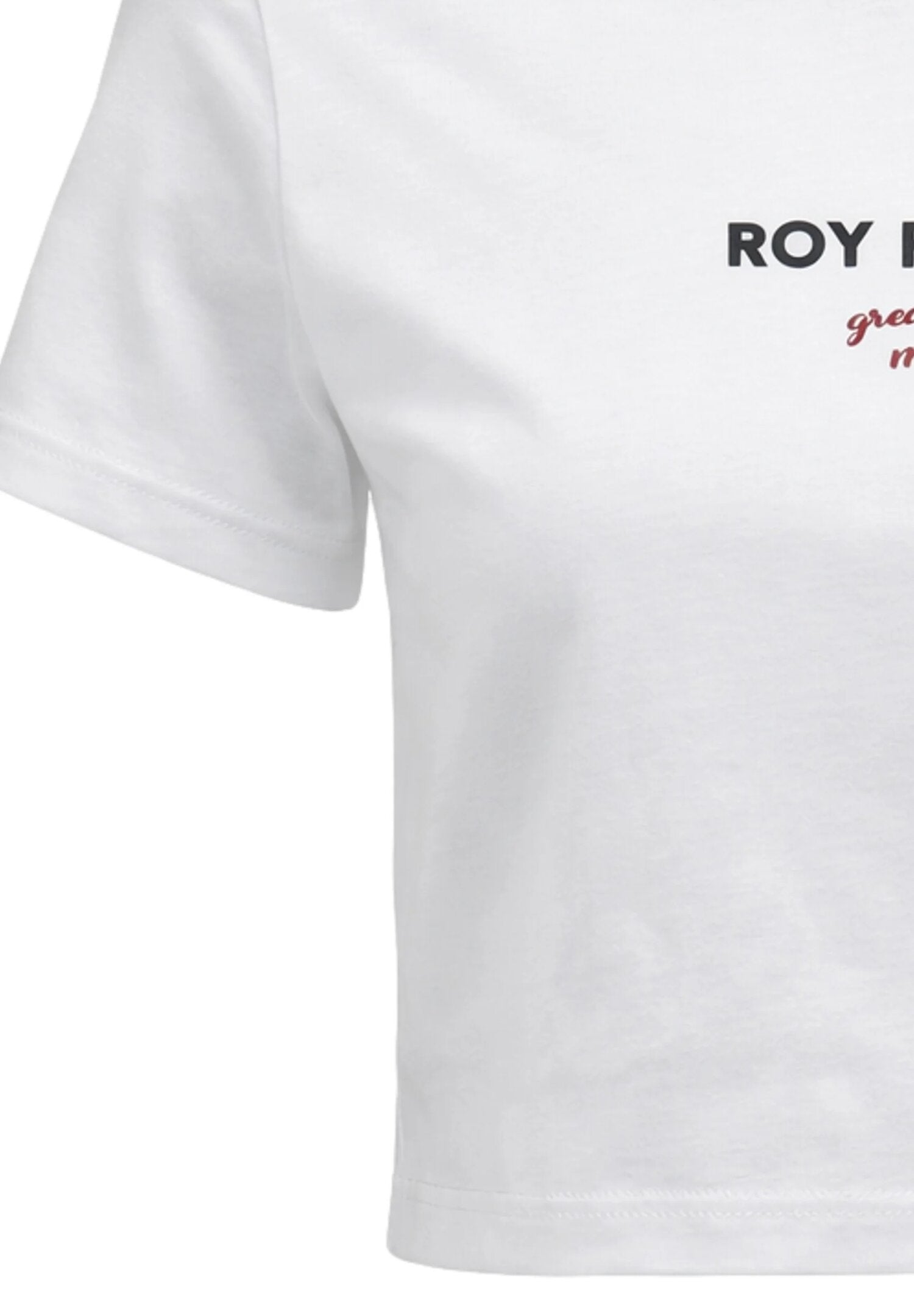 Roy Roger's t Shirt Bianca Bambina Modello Crop RG171_