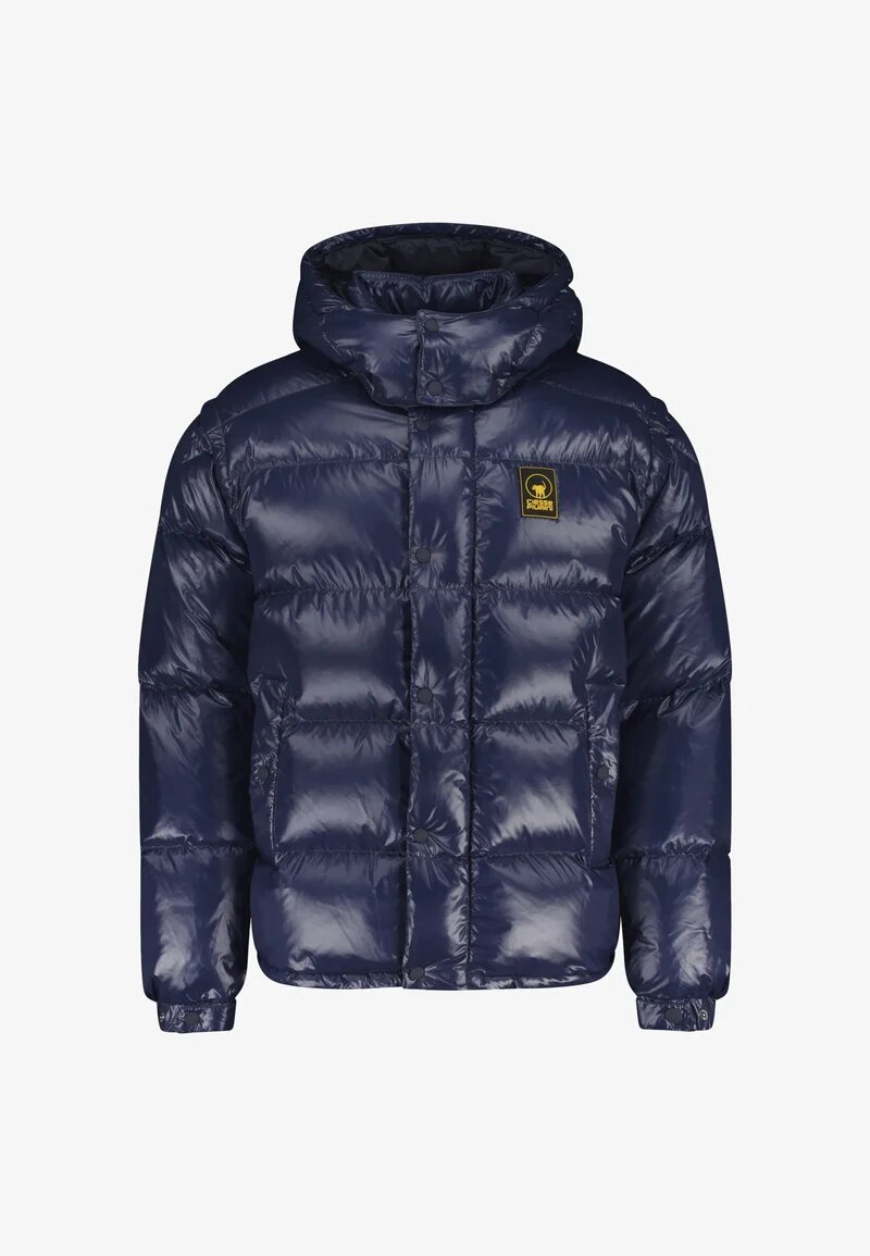 Ciesse Piumini Giubbotto Blu Uomo In Nylon Con Cappuccio Invernale AI25