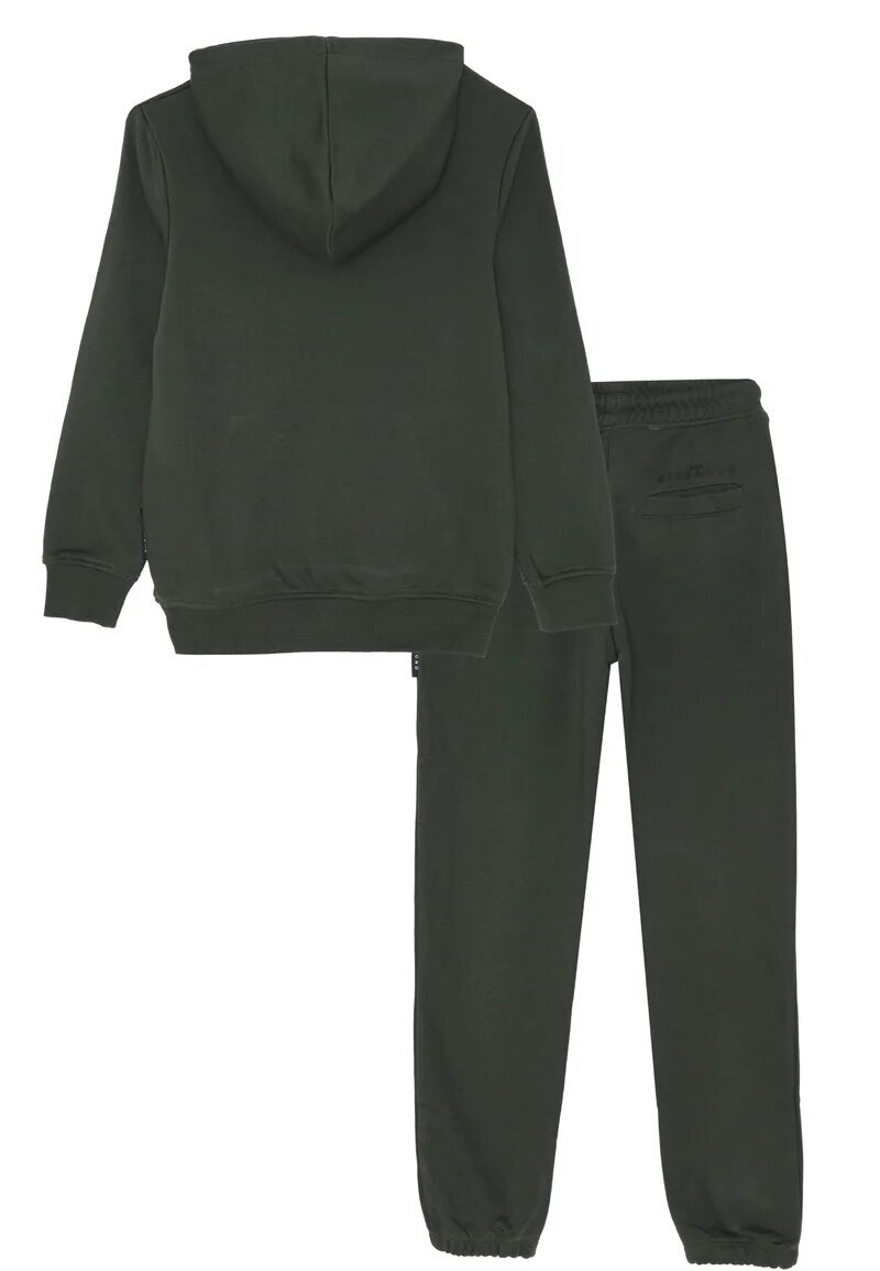 John Richmond tuta bambino verde cotone inverno con cappuccio