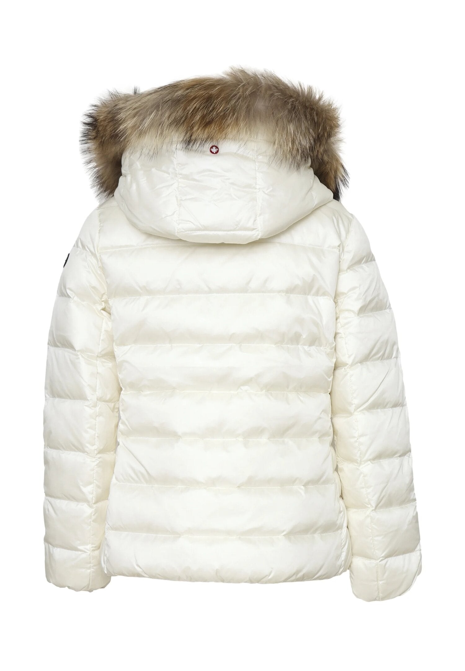 Canadiens Giubbotto Bambina In Nylon Con Pelliccia Sportivo AI25