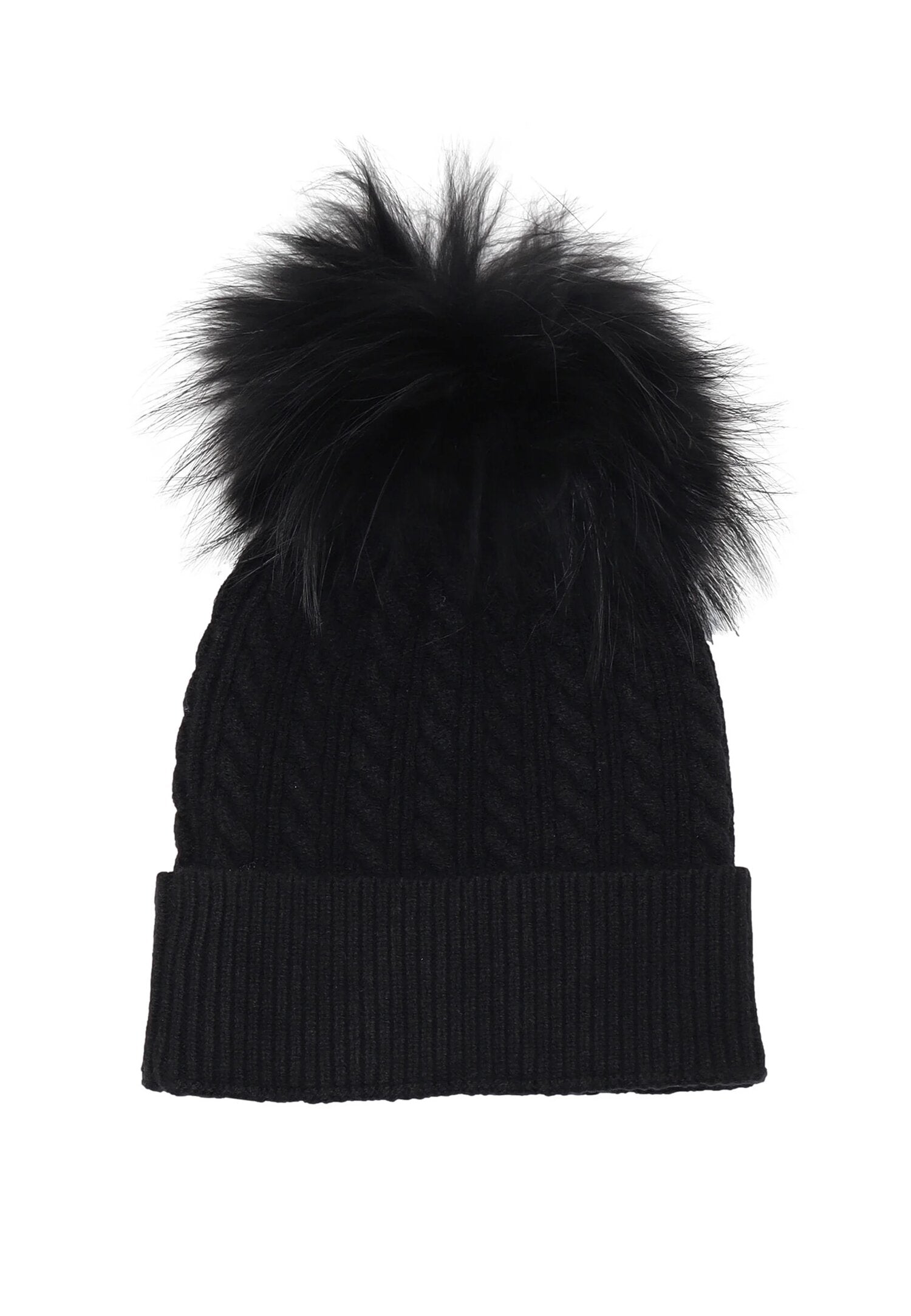 Refrigiwear Cappello Nero Bambina In Lana Cuffia Invernale AI25