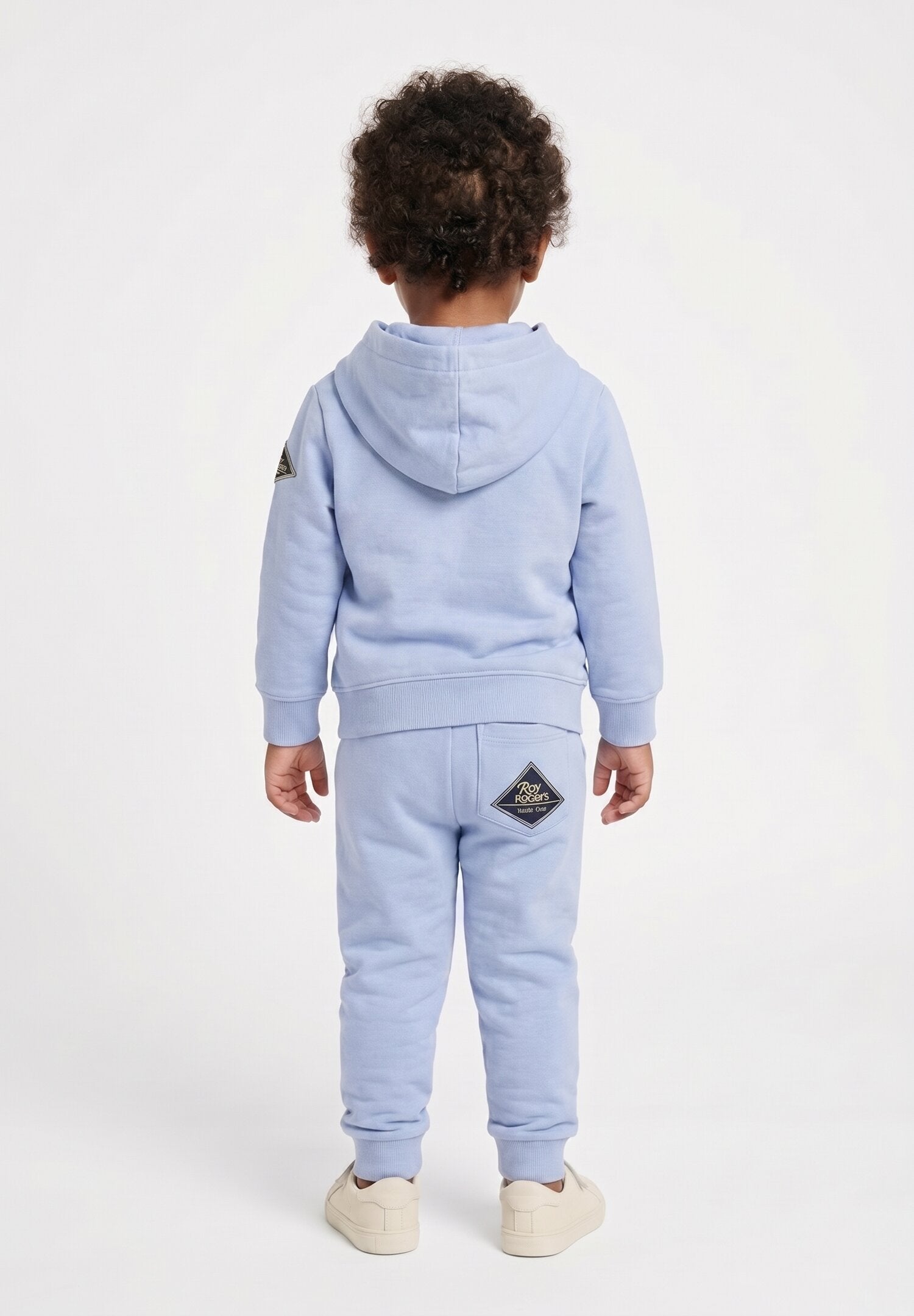 Roy Roger's Tuta Con Zip e Cappuccio Azzurra Neonato RG185_