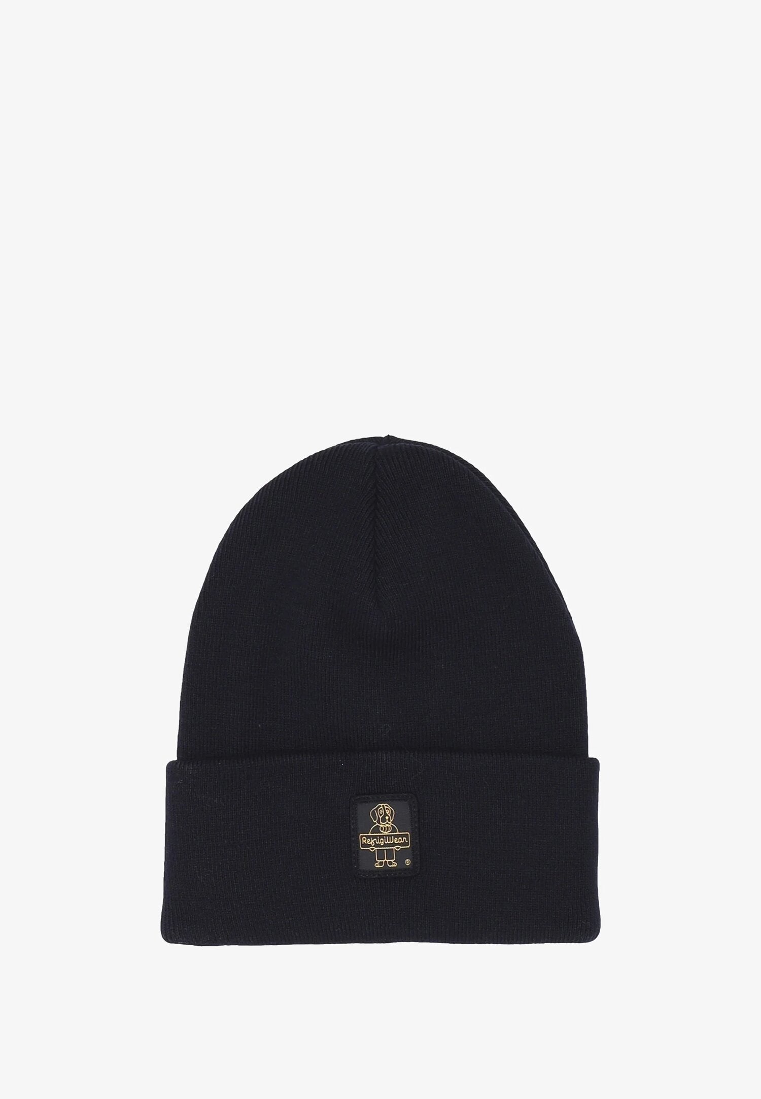 Refrigiwear Cappello Blu Uomo Costine In Lana Cuffia Quotidiano AI25