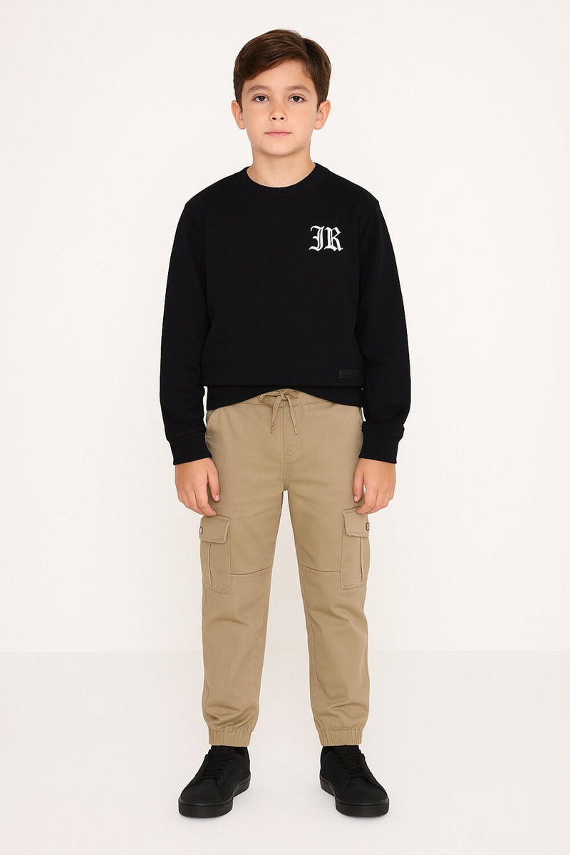 John Richmond pantaloni cargo bambina beige 2-16 anni cotone - BEIGE | CammarataMode