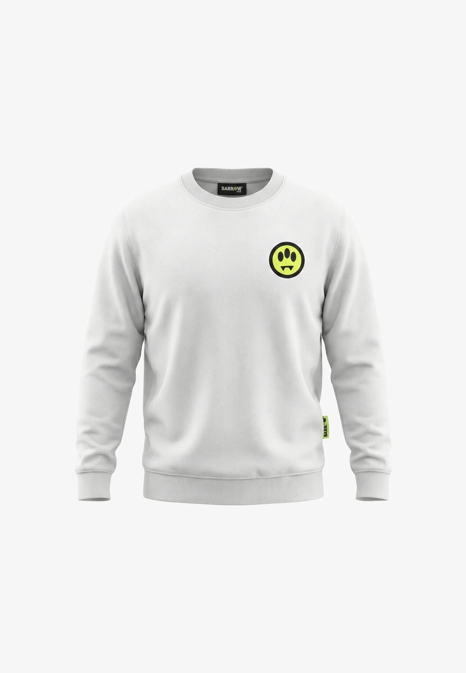 Barrow Felpa Bianca Bambino S6BKJUSW241_