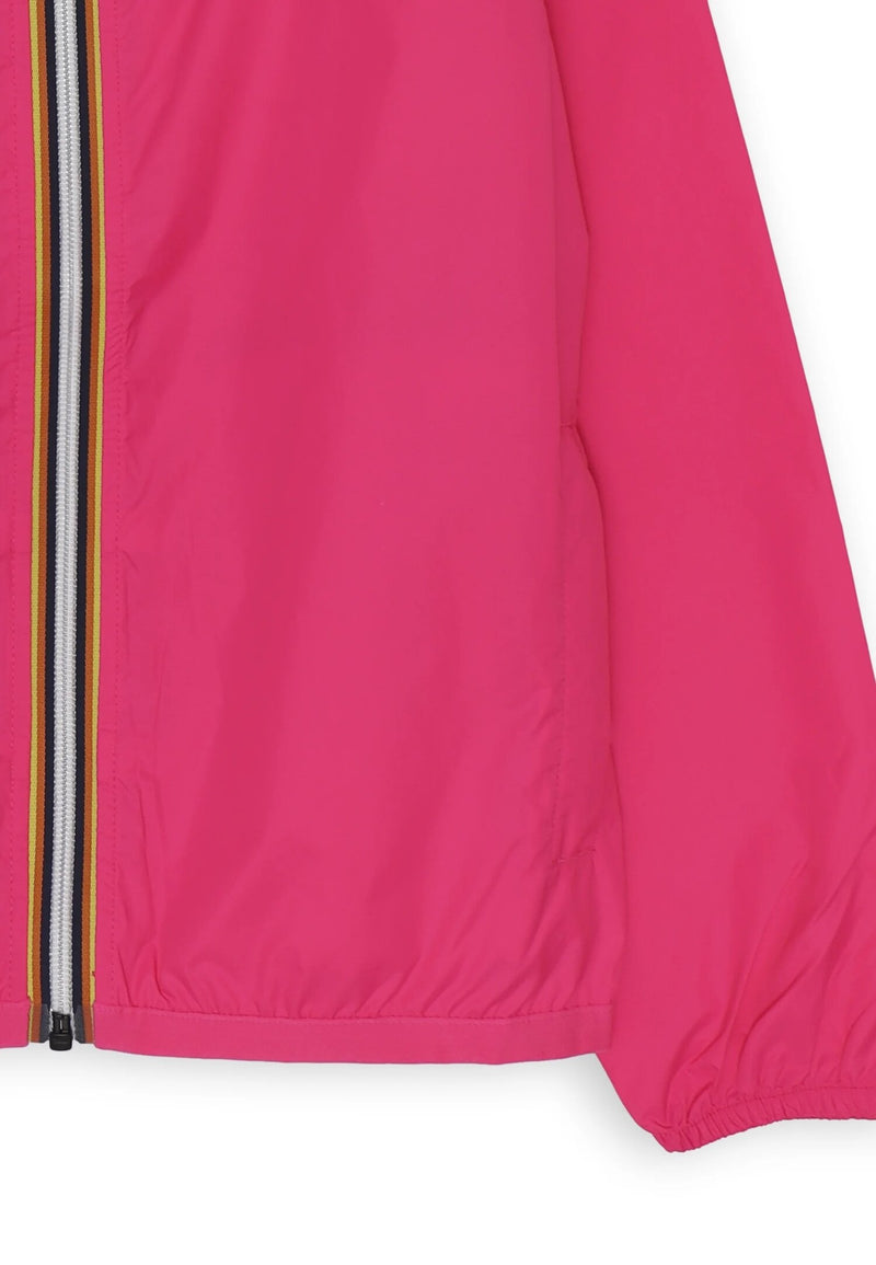 K-Way Fuchsia Waterproof Jacket For Girls With Hood Spring 2025 - CYCLAMEN | CammarataMode