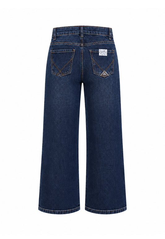 Roy Roger's jeans BLU DENIM A GAMBA DRITTA Bambine e ragazze rh193/00.denim_