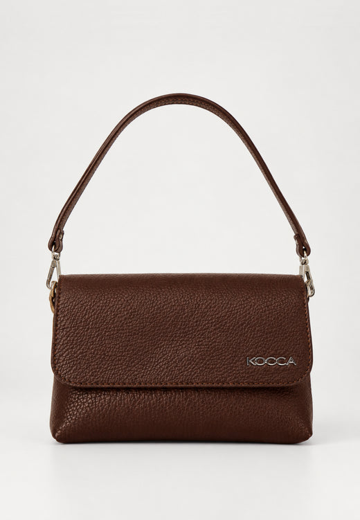 Kocca Junior borsa marrone con tracolla a catenina e manico Bambina e Ragazza yenna.marro_