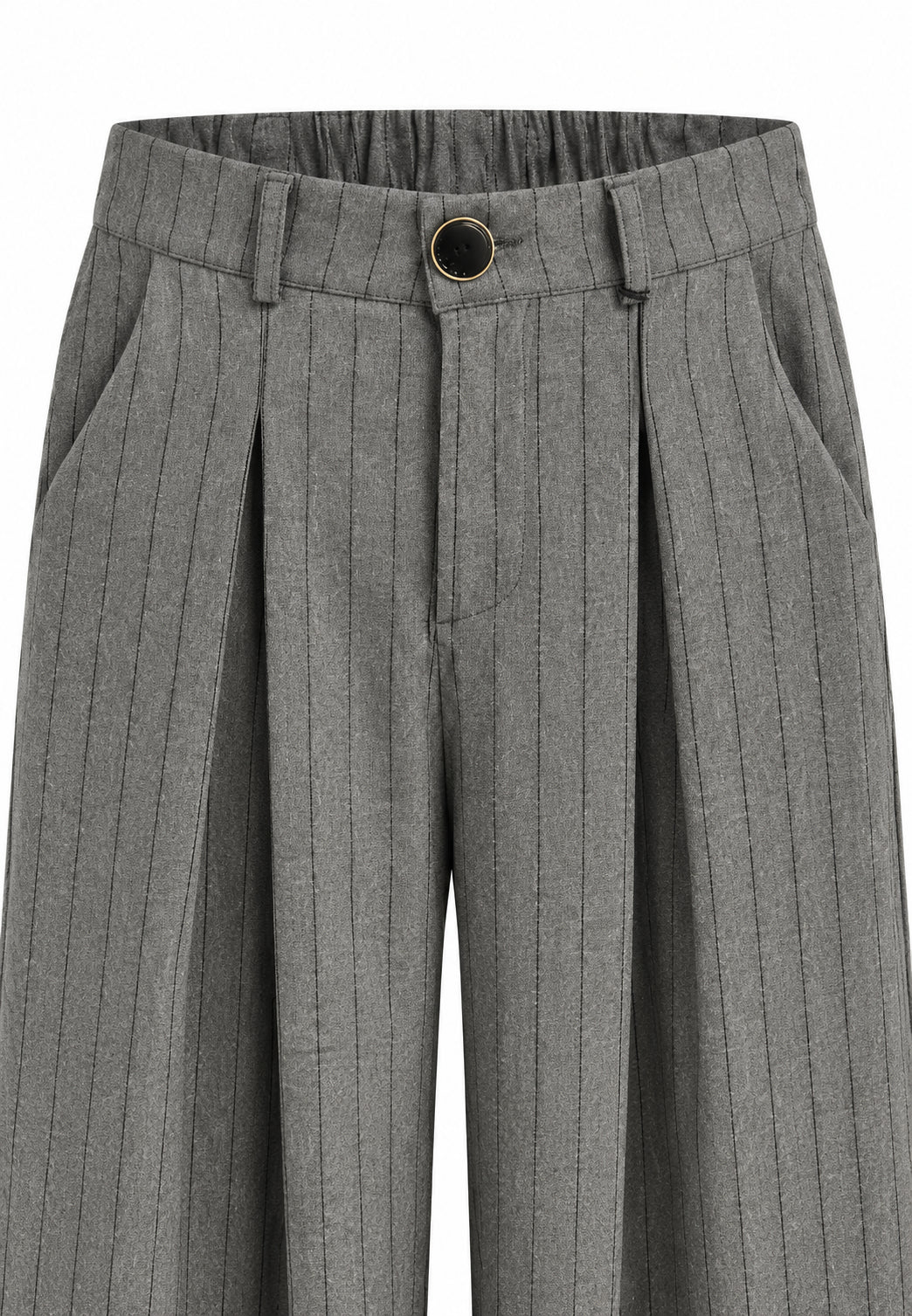 MA VIE PARIS PANTALONE GRIGIO GESSATO CON PIEGONI Bambine e ragazze MV2431.GRIG_