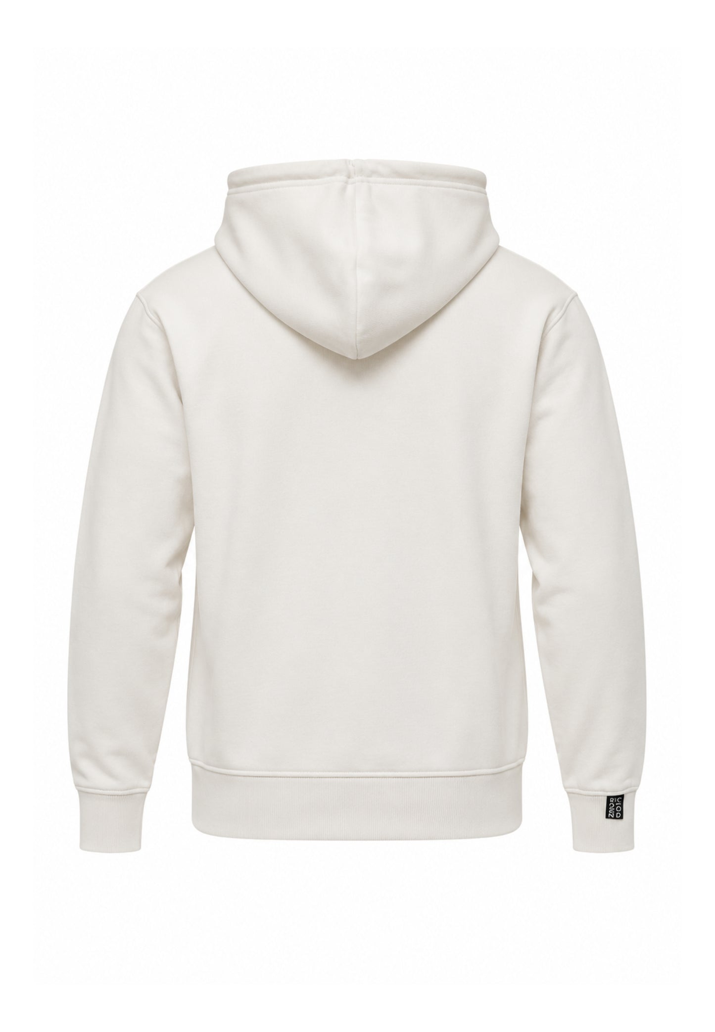 John Richmond felpa PANNA CON CAPPUCCIO E MINI LOGO Uomo uma26029fe.panna_
