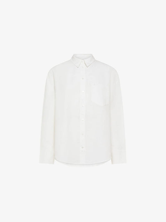 Sun68 camicia bianca donna mini logo