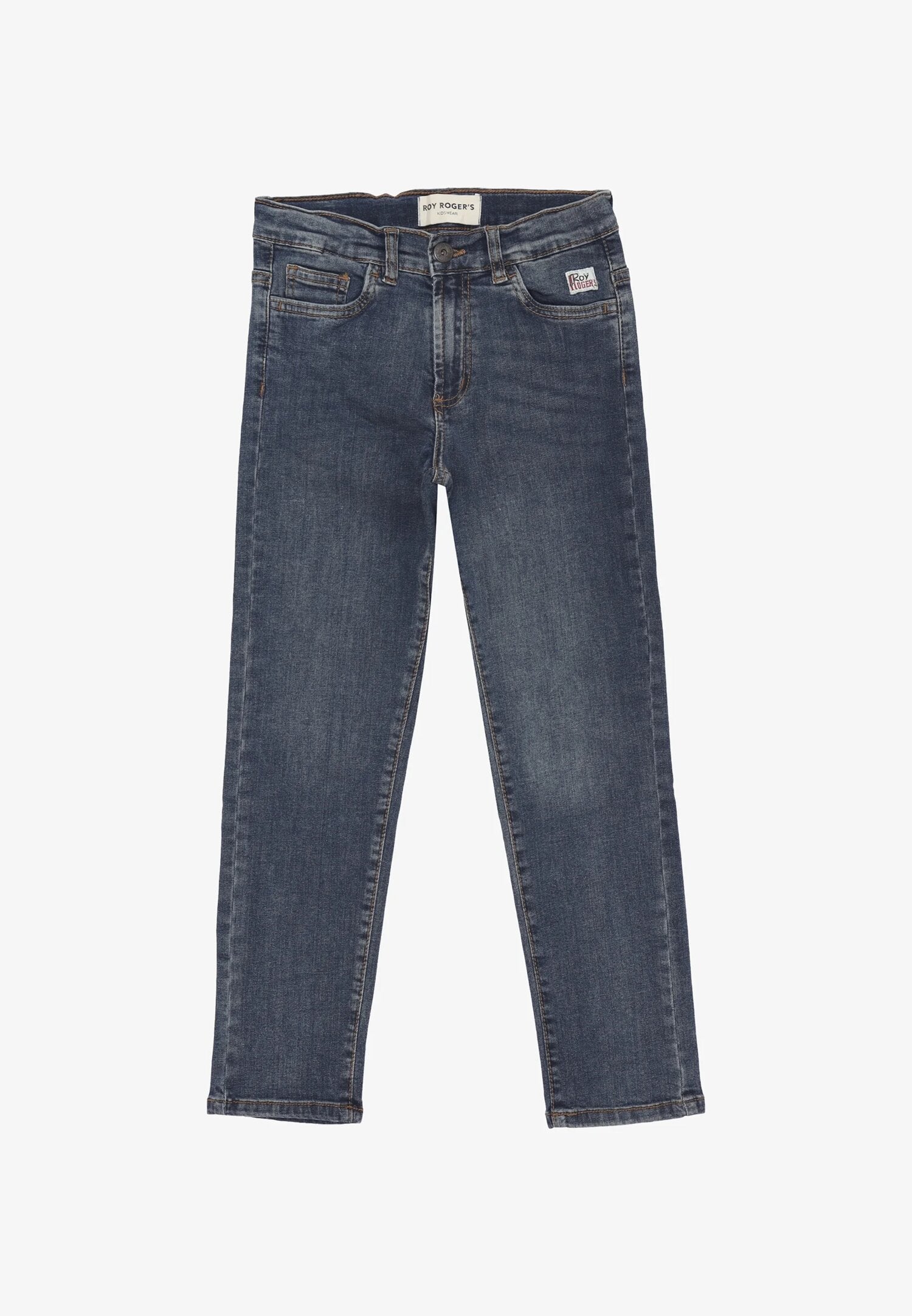 Roy Rogers Jeans a Sigaretta bambino – Denim Blue Cotone 100%