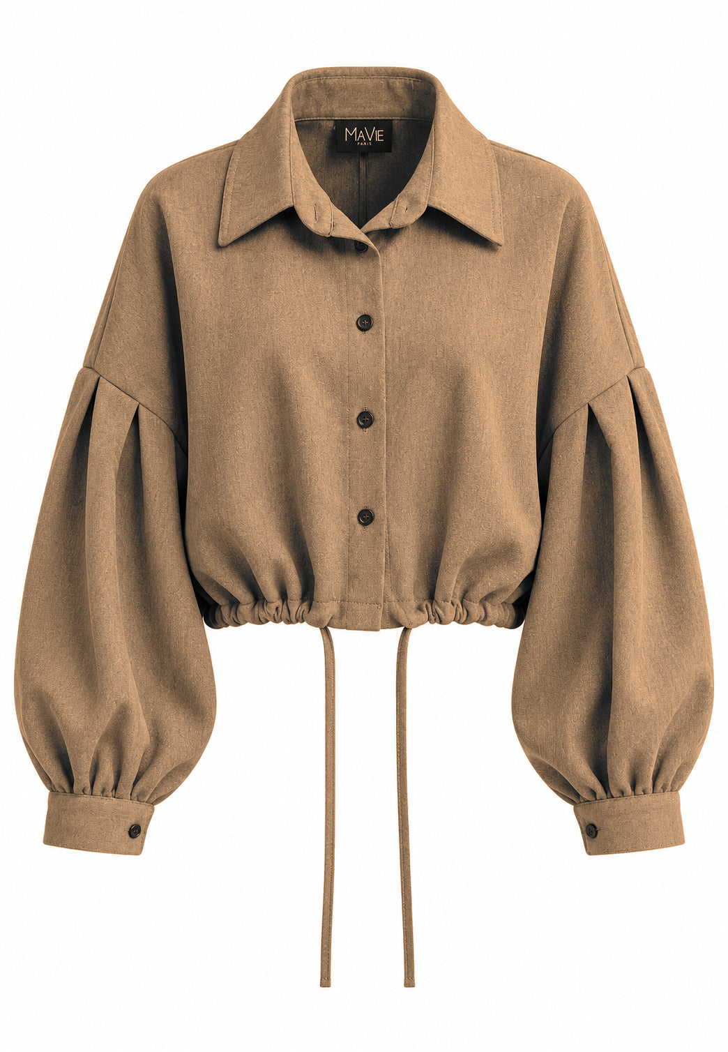 MA VIE PARIS Completo CAMMELLO camicia e pantalone Bambine e ragazze MV2427.CAMM_