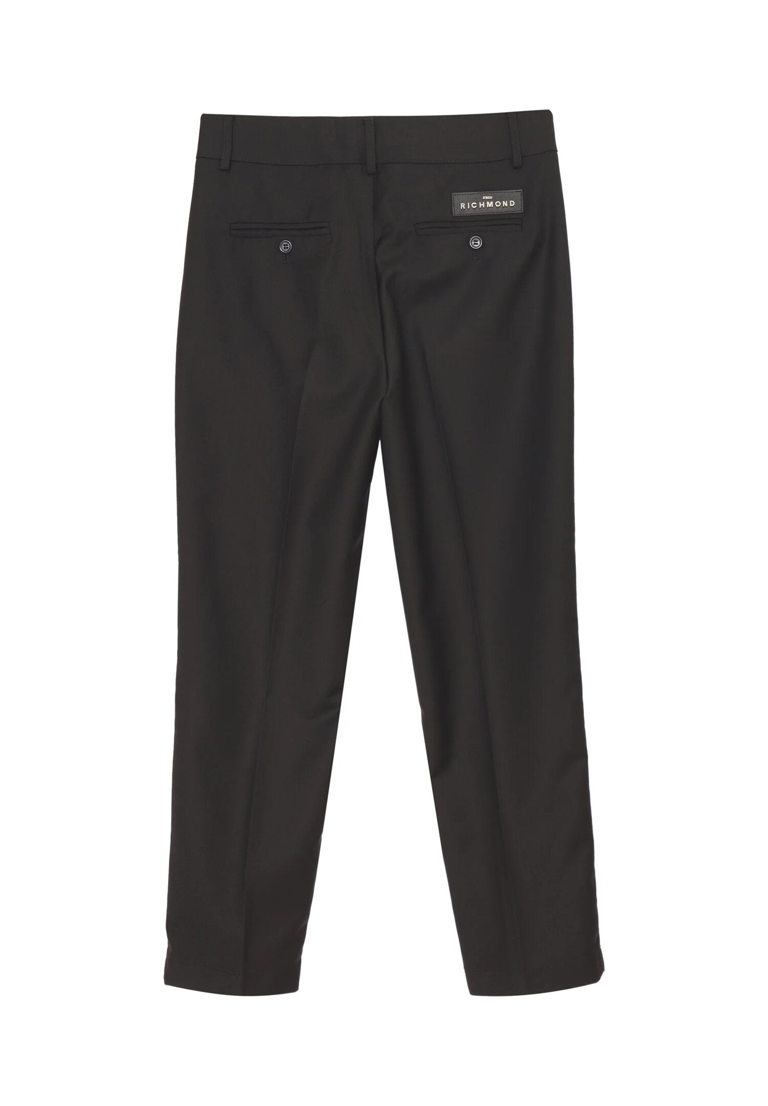 John Richmond Pantaloni Neri Bambino & Ragazzo Eleganti a Gamba Dritta | CammarataMode