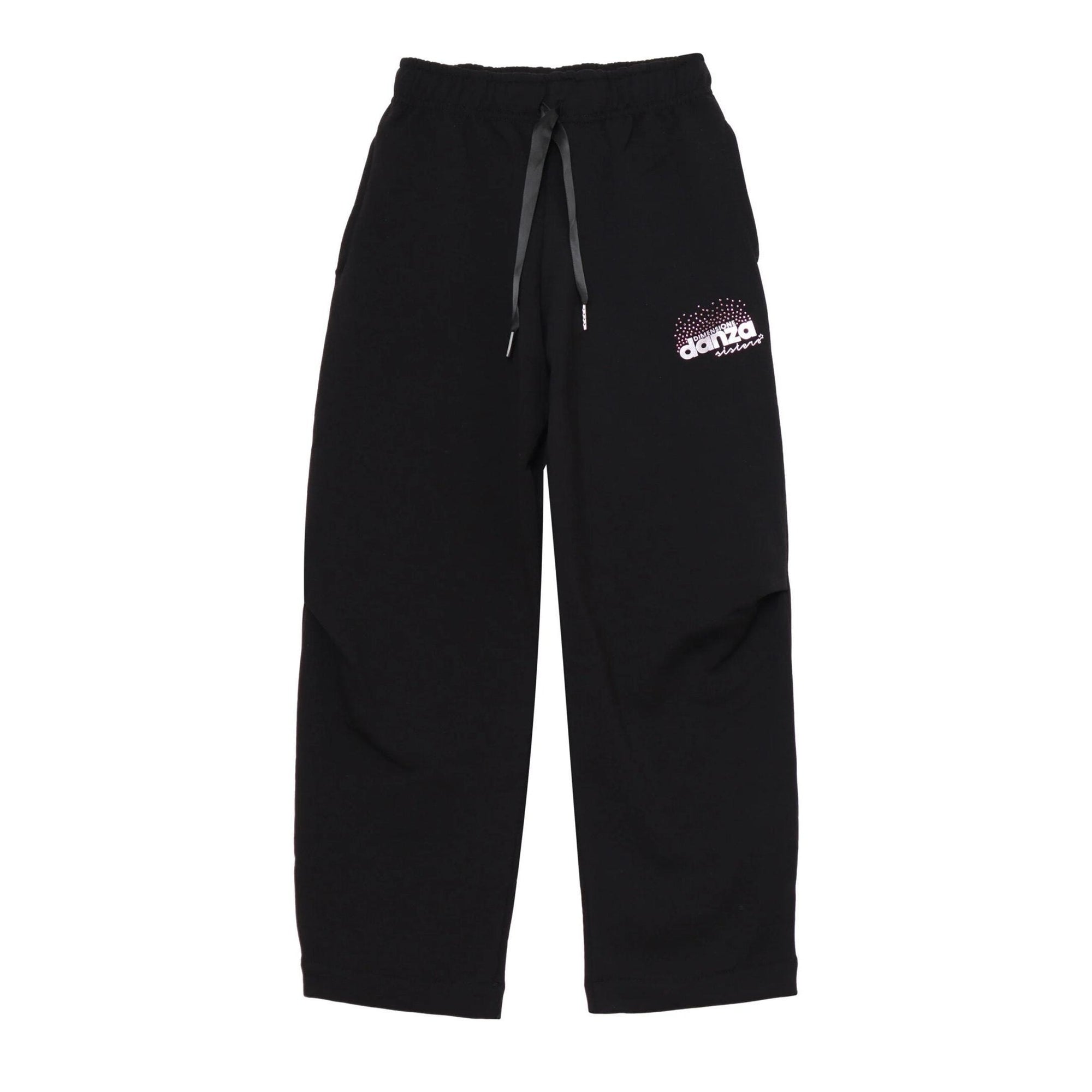 Dimensione Danza Tuta Nera Bambina Zip In Cotone Con Cappuccio Sportivo AI25