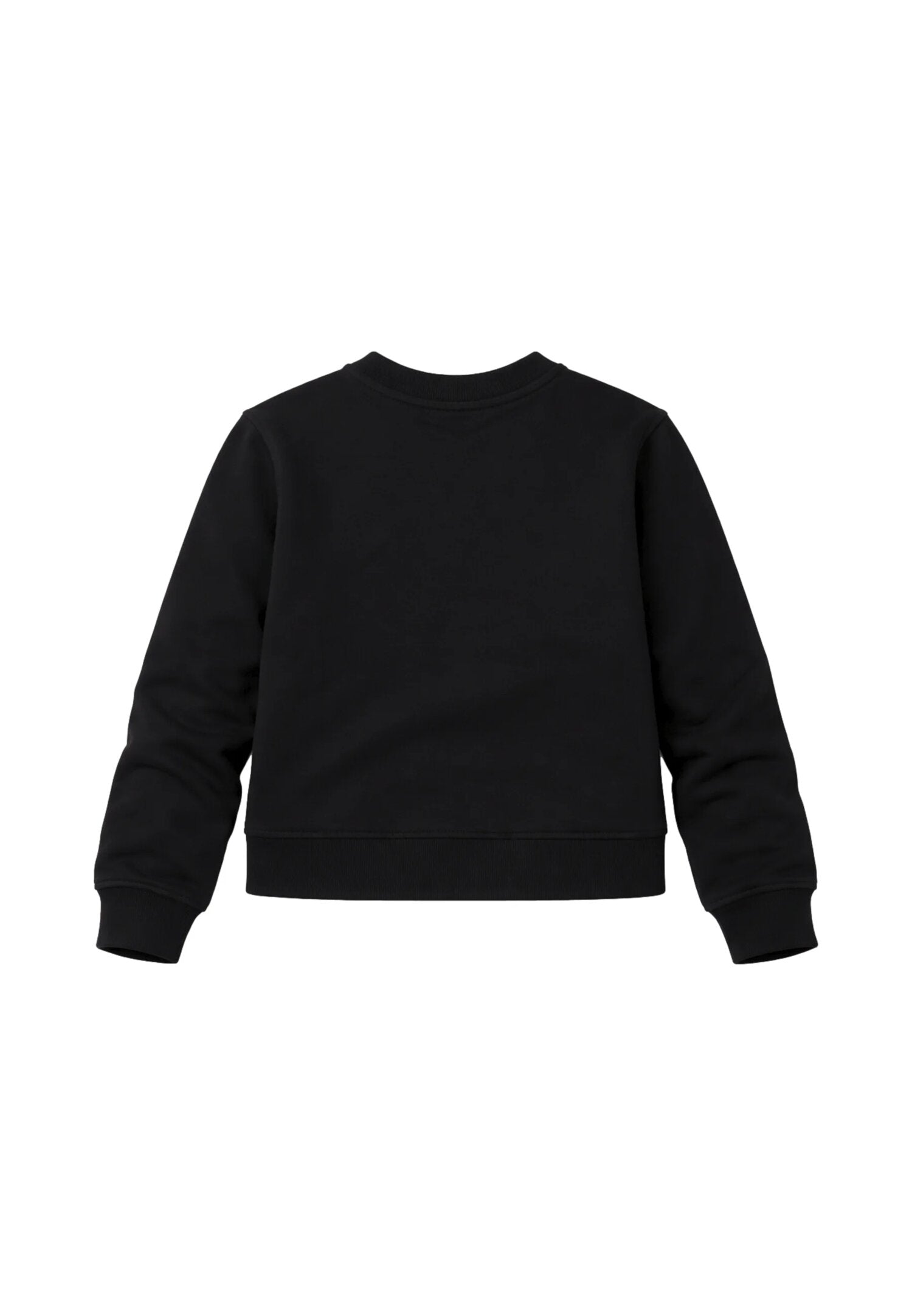 Calvin Klein Felpa Nera Con Logo Glitterato Bambina IG0IG03069BEH_