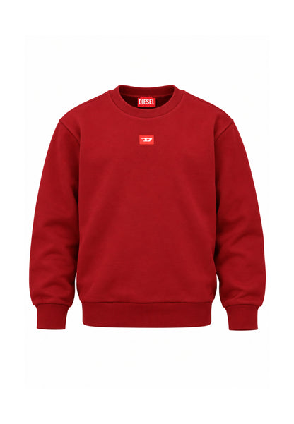 Diesel FELPA BORDEAUX GIROCOLLO OVERSIZE Bambini e ragazzi SXGINOVER.BORDEAUX_