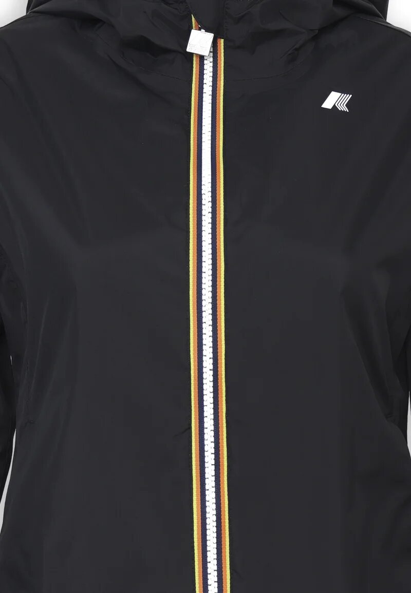 K-Way girls' black and white waterproof double-face jacket - BLACK | CammarataMode