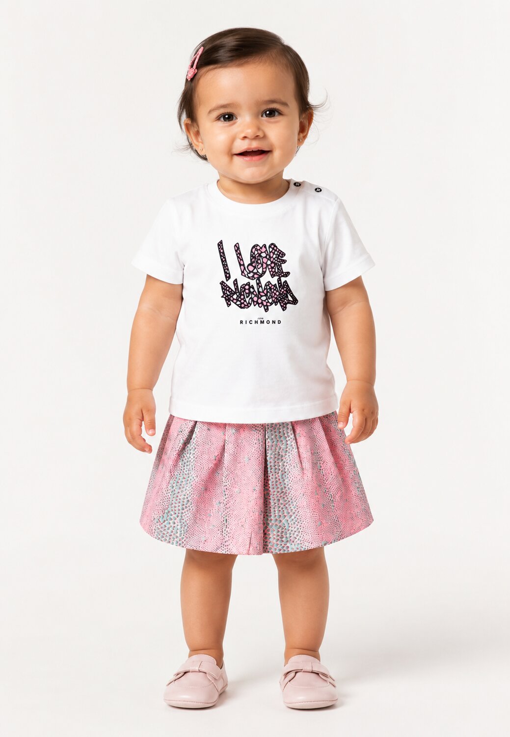 John Richmond Completo Bianco Pitonato Bambina RIP26057CJ_
