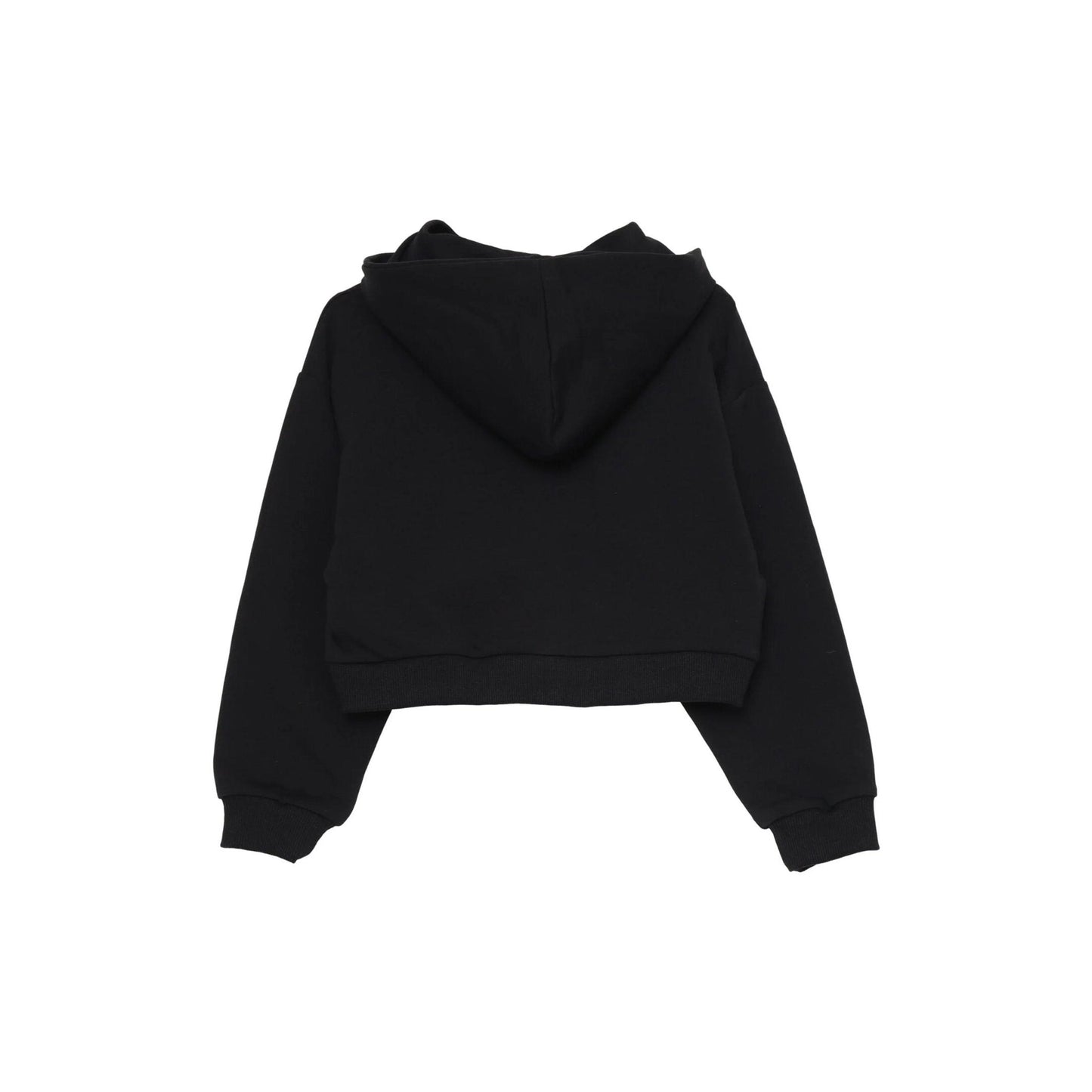 Dimensione Danza Tuta Nera Bambina Zip In Cotone Con Cappuccio | Sportivo AI25