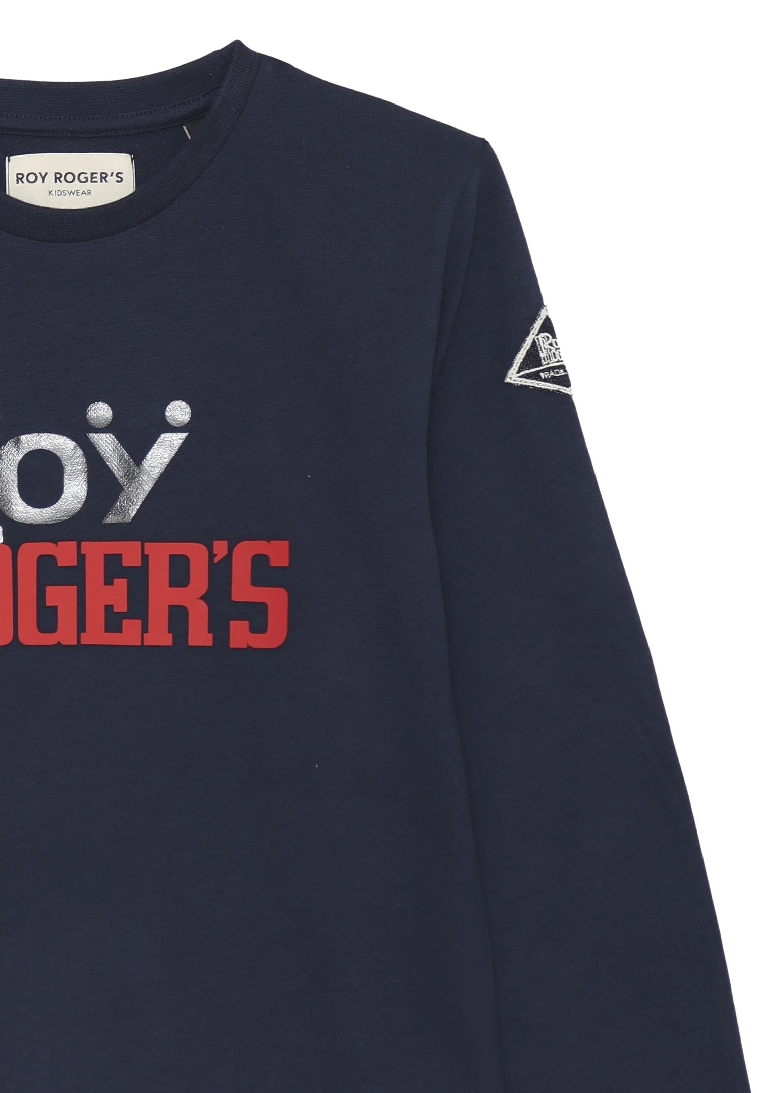 Roy Rogers Maglietta Manica Lunga Bambino – Dark Blue Cotone 100%