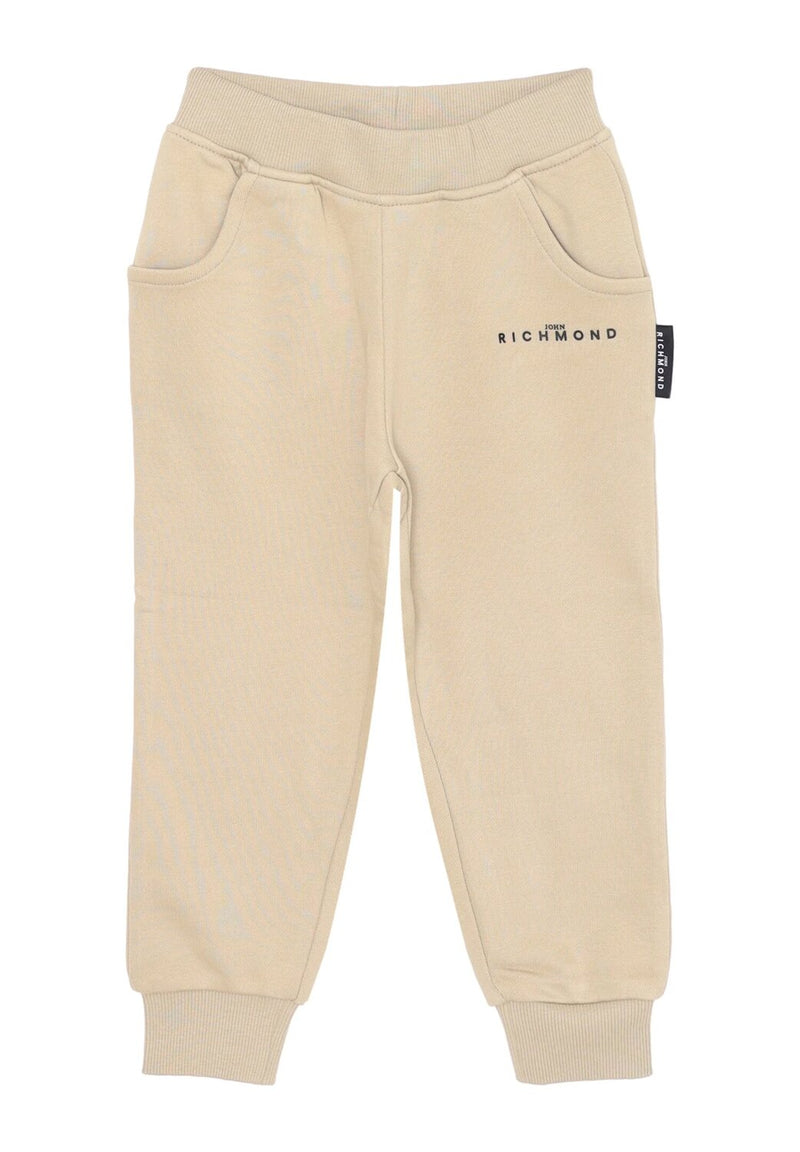 John Richmond Frozen – Tuta Neonato Beige in Cotone - BEIGE | CammarataMode