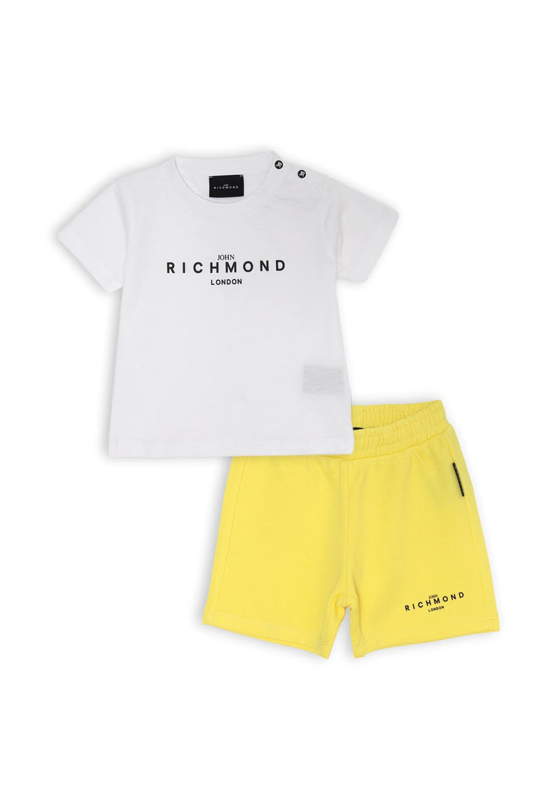 John Richmond completo neonato bambino bianco e giallo 6-36 mesi - GIALLO | CammarataMode