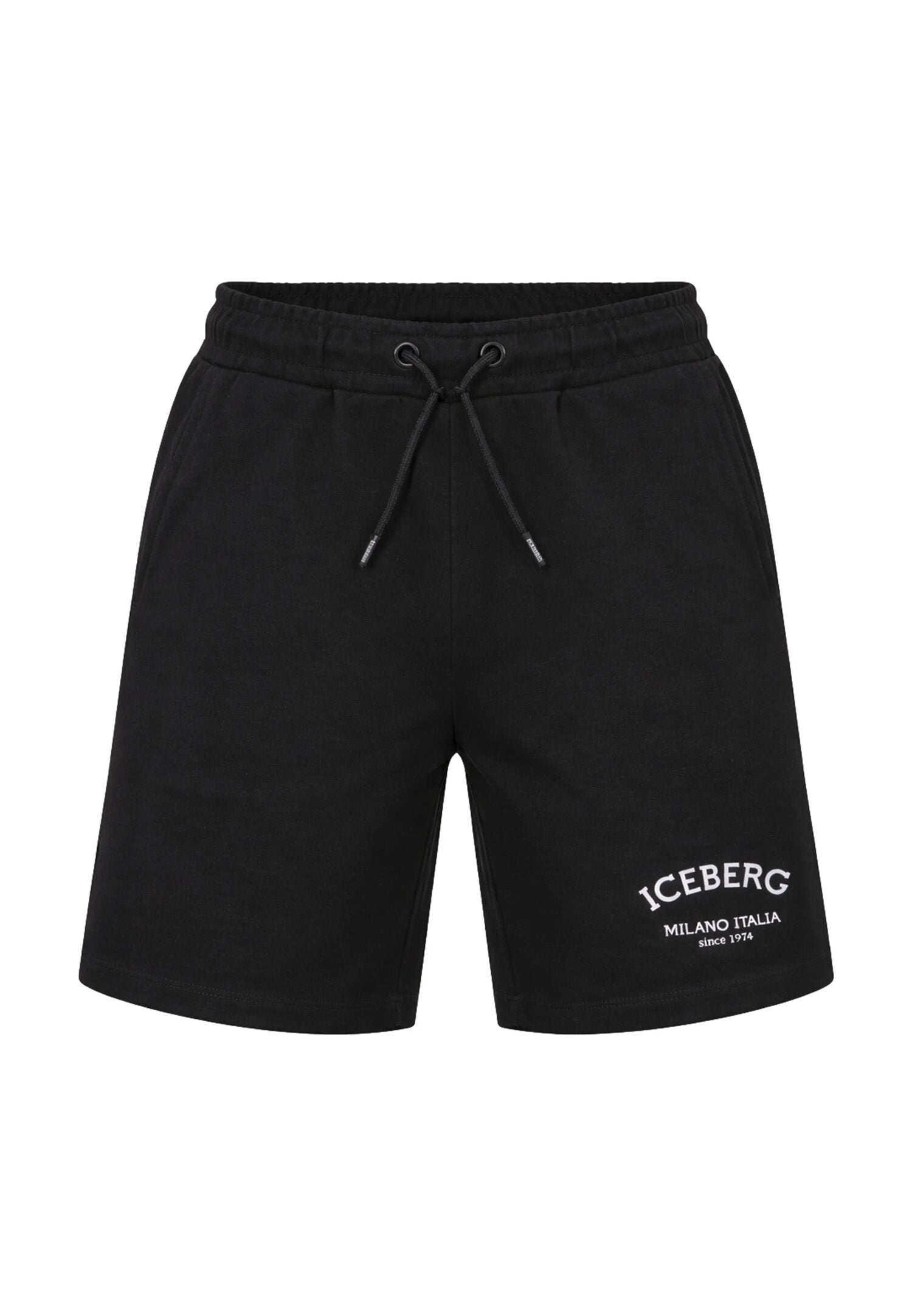 Icebergs Completo Nero Con Logo Gommato Bambino TSICE6127J+BFICE6115J_