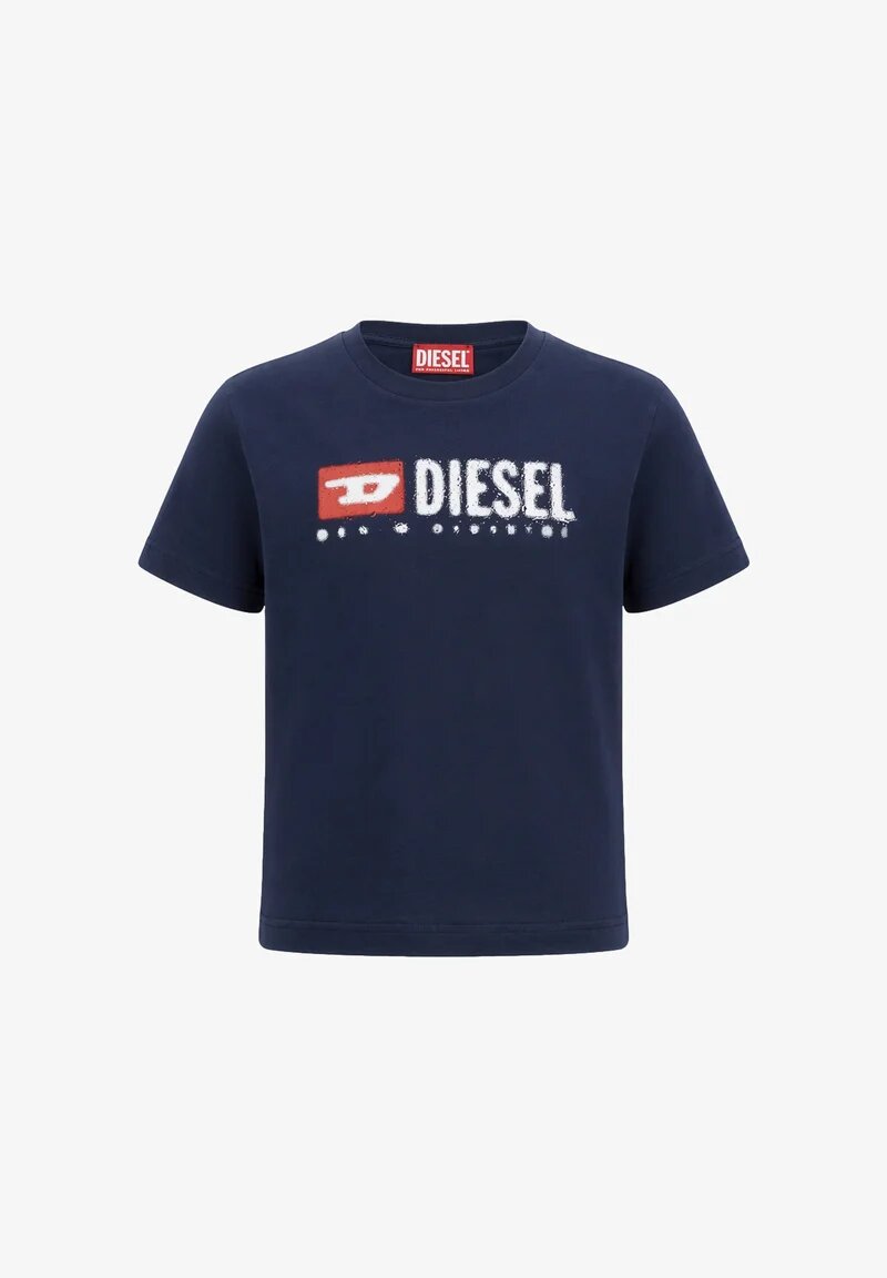 Diesel Tshirt Blu a Mezze Maniche Bambino TADJUSTK_