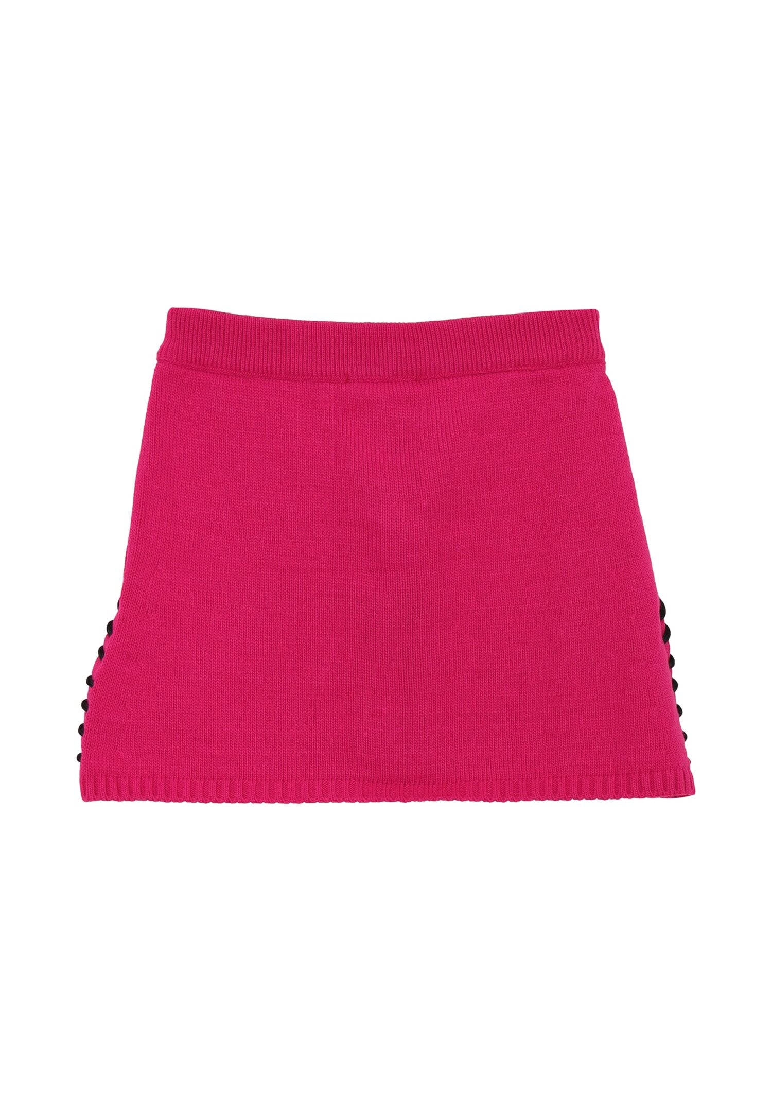 Gaelle Paris Completo Fuxia Bambina In Lana Girocollo | Elegante AI25 | CammarataMode